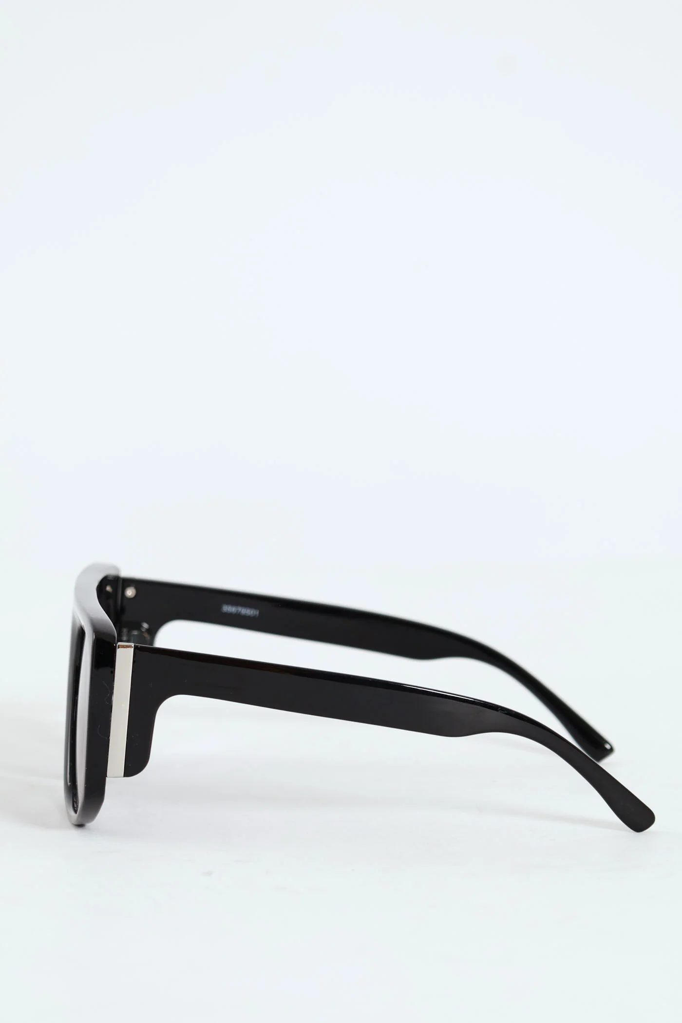 Chunky Aviator Sunglasses - Black - Image 2
