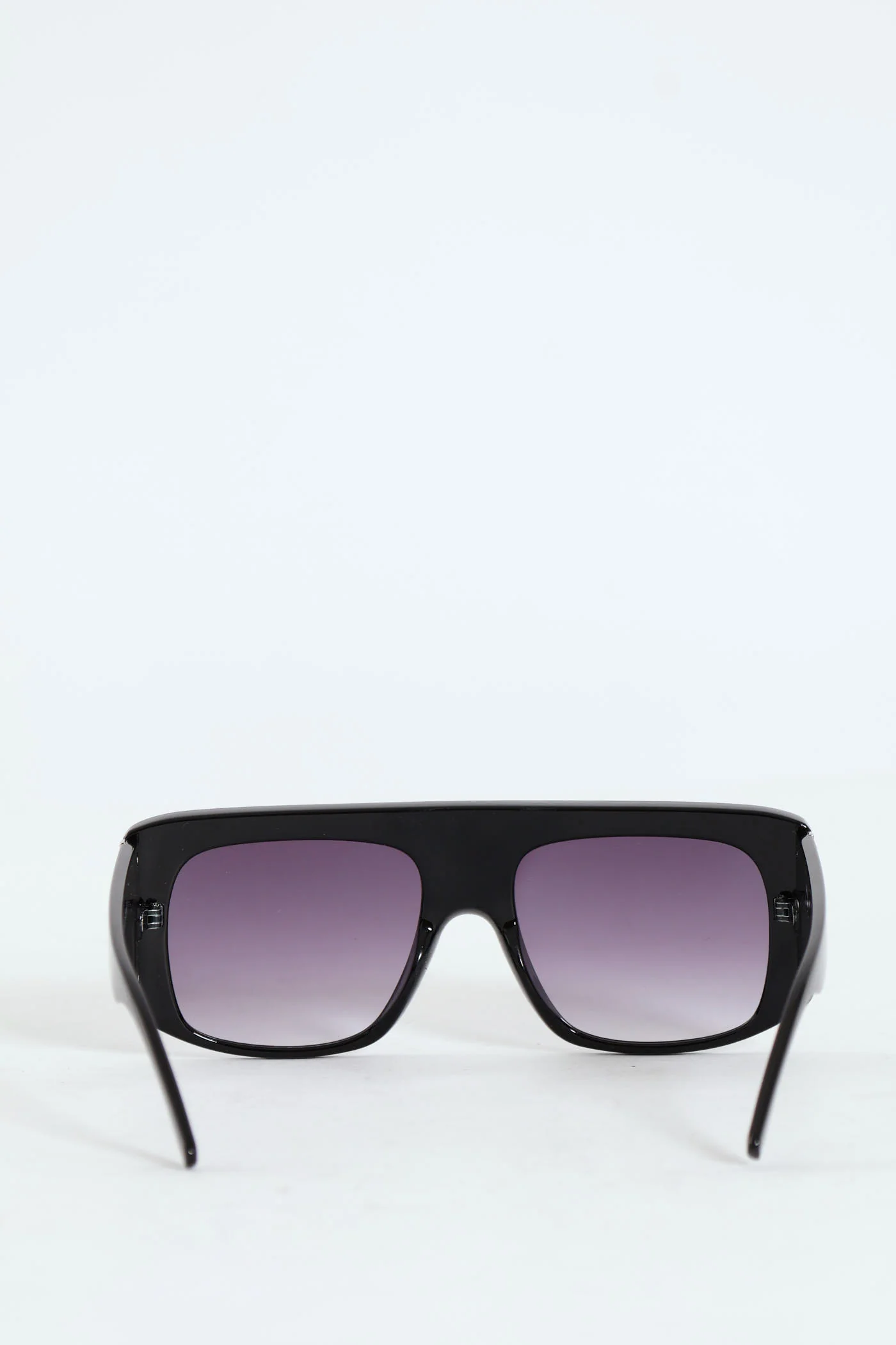 Chunky Aviator Sunglasses - Black - Image 3