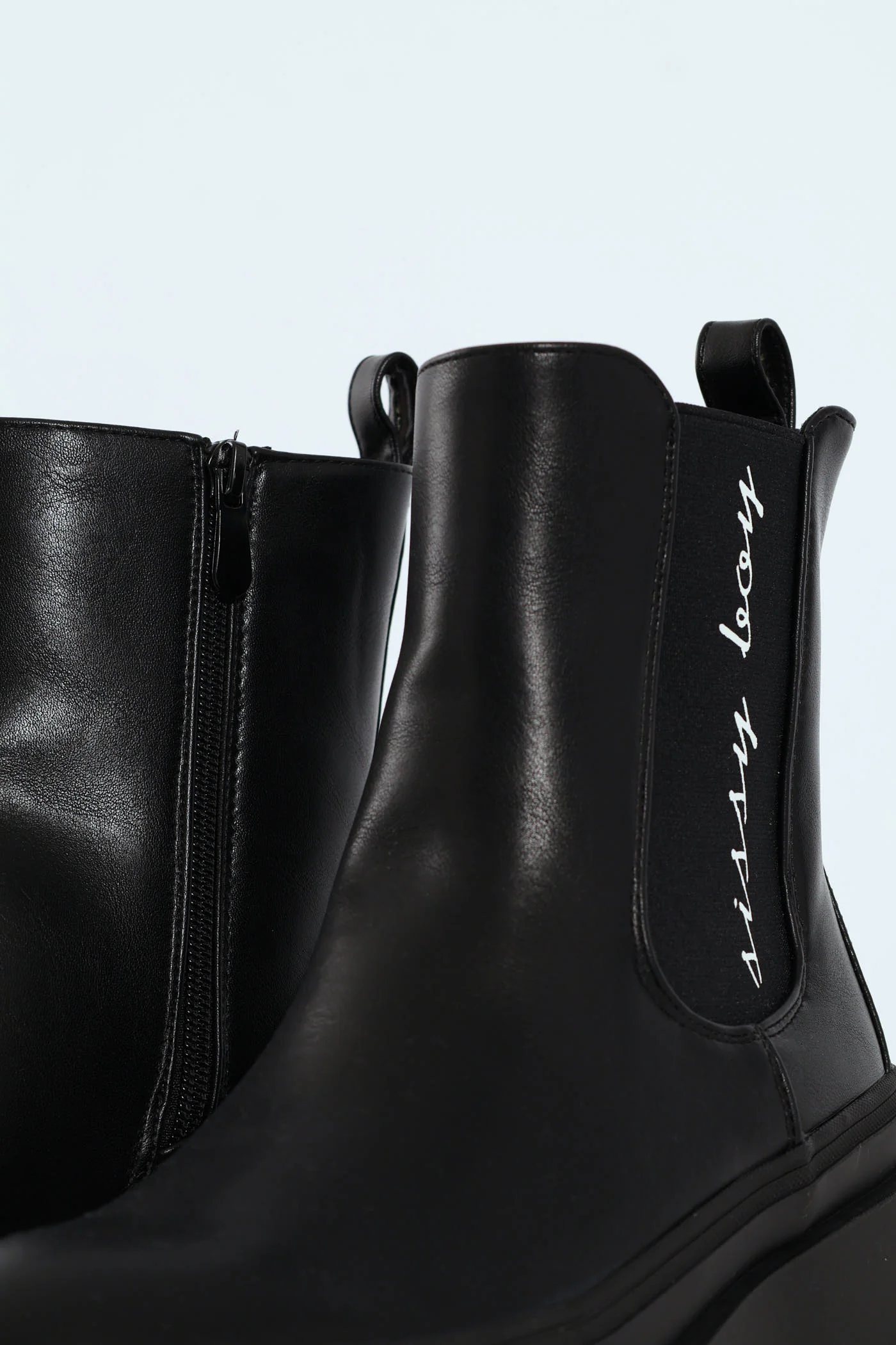 Chunky Chelsea Boot - Black - Image 4