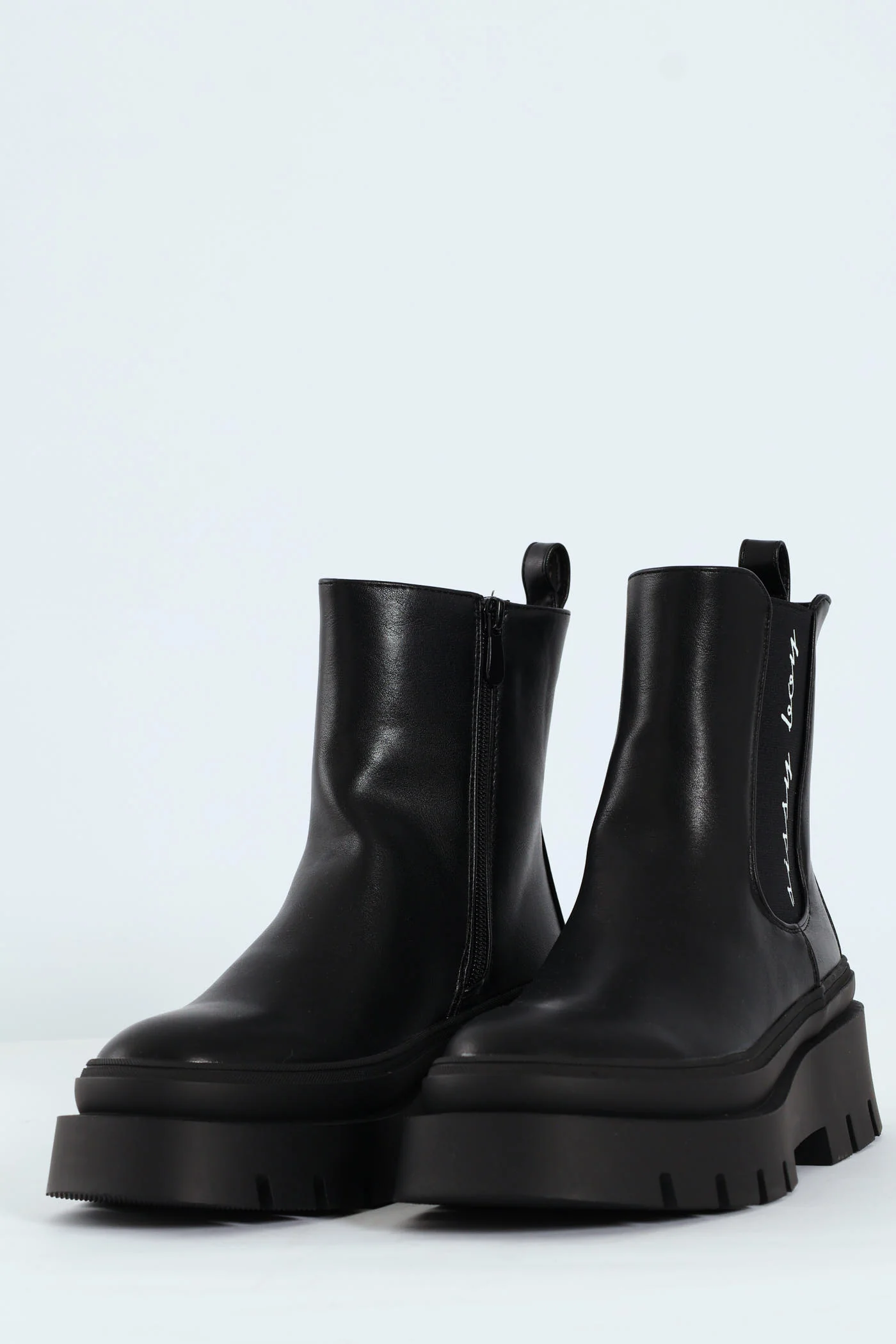 Chunky Chelsea Boot - Black - Image 6