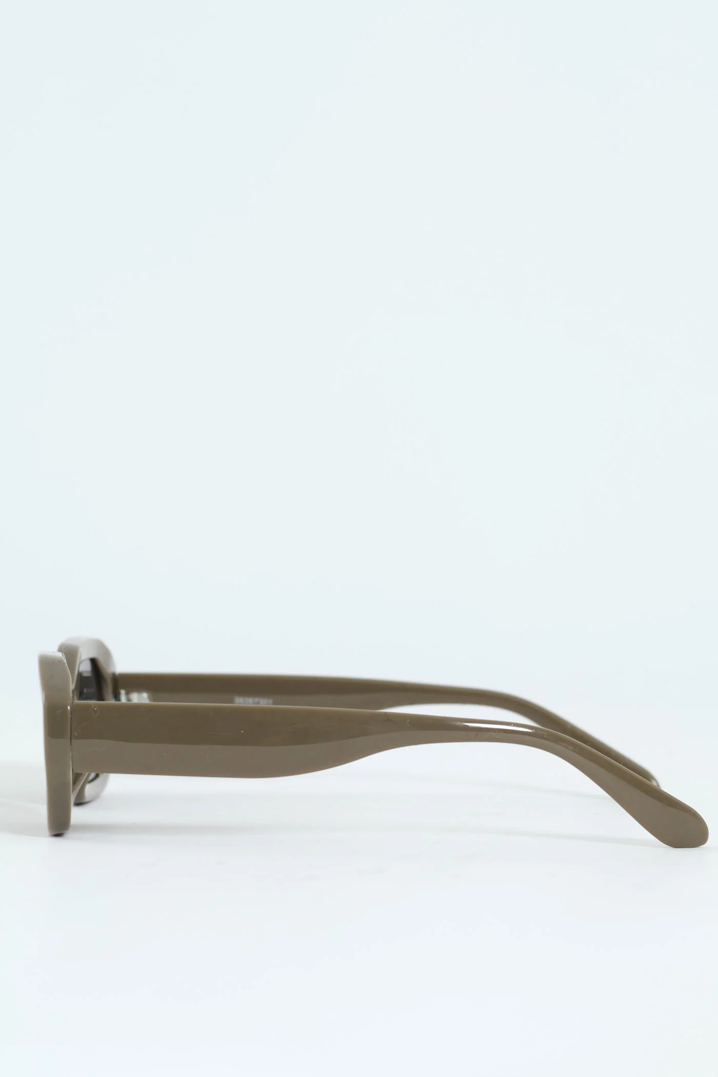 Chunky Frame Sunglasses - Olive - Image 3