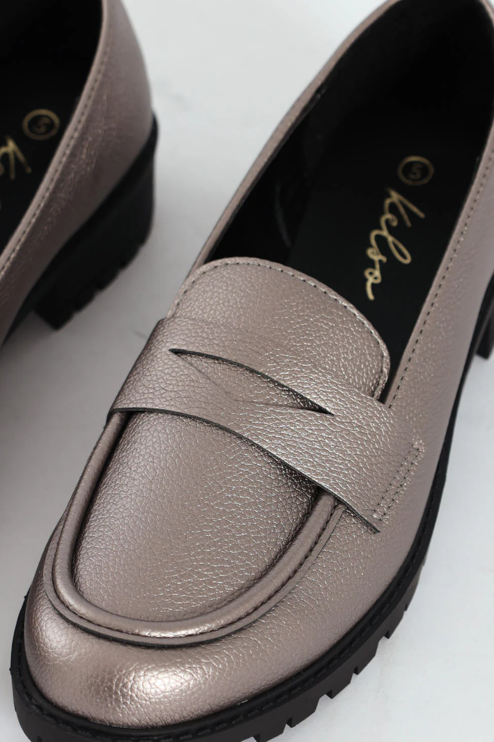 Chunky Loafer - Pewter - Image 5