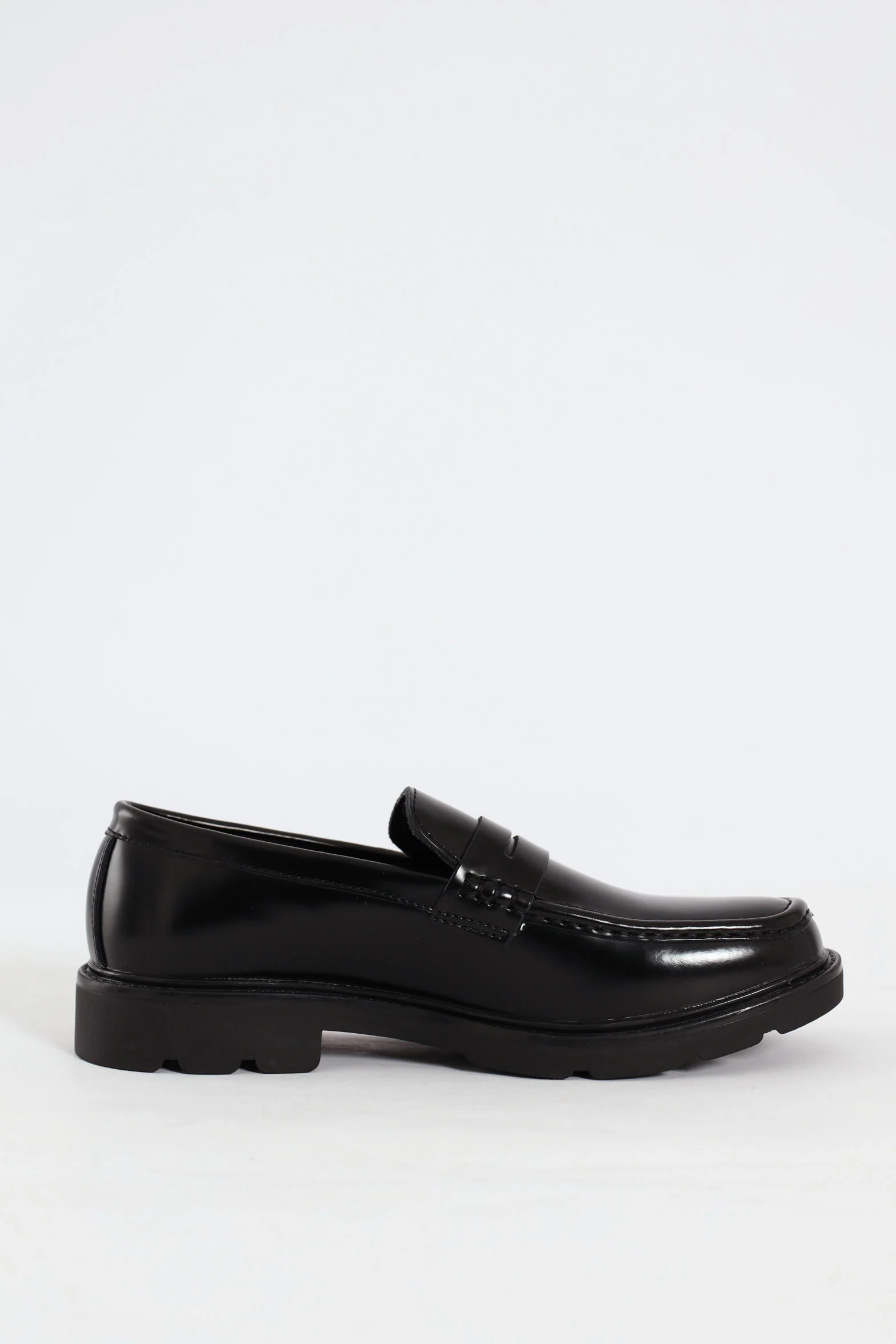 Chunky Slip On With Band On Upper - Black - Image 4