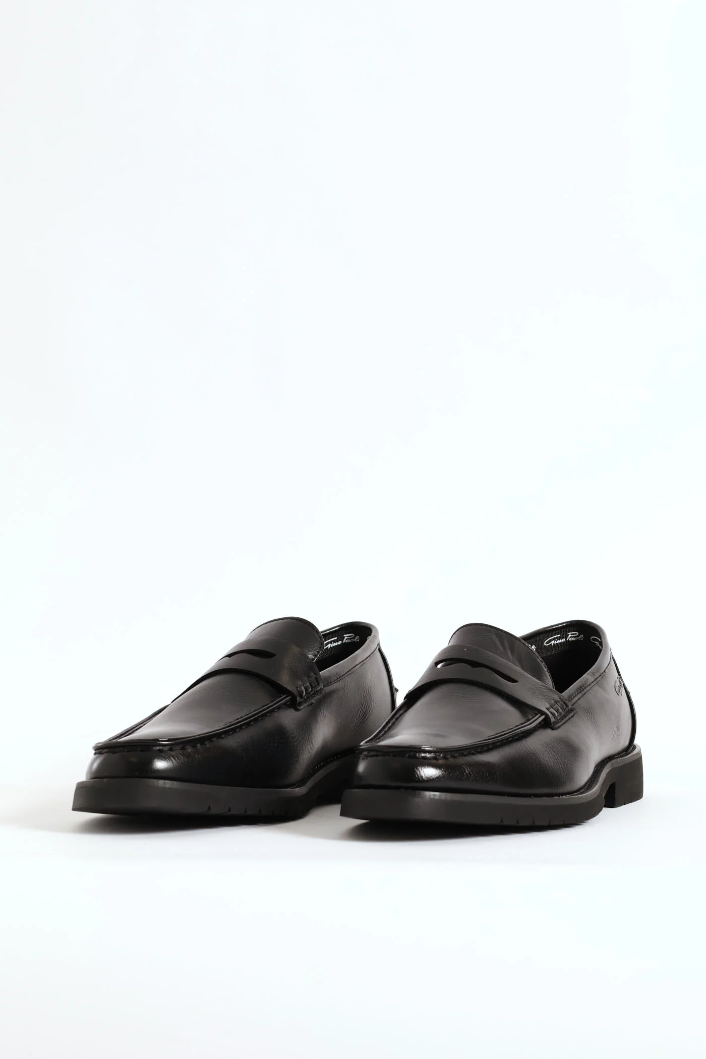 Chunky Sole Penny Moccasin Loafer - Black - Image 4