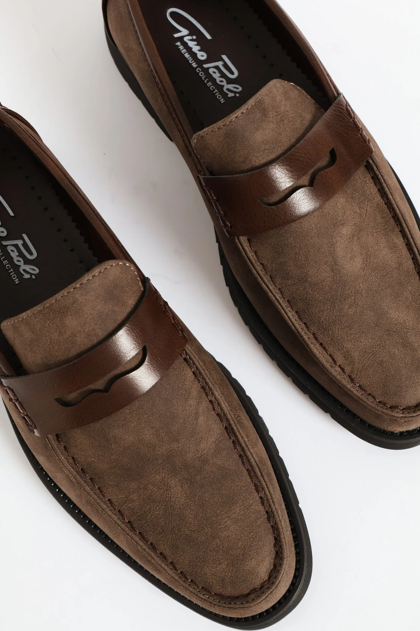 Chunky Sole Penny Moccasin Loafer - Brown - Image 2