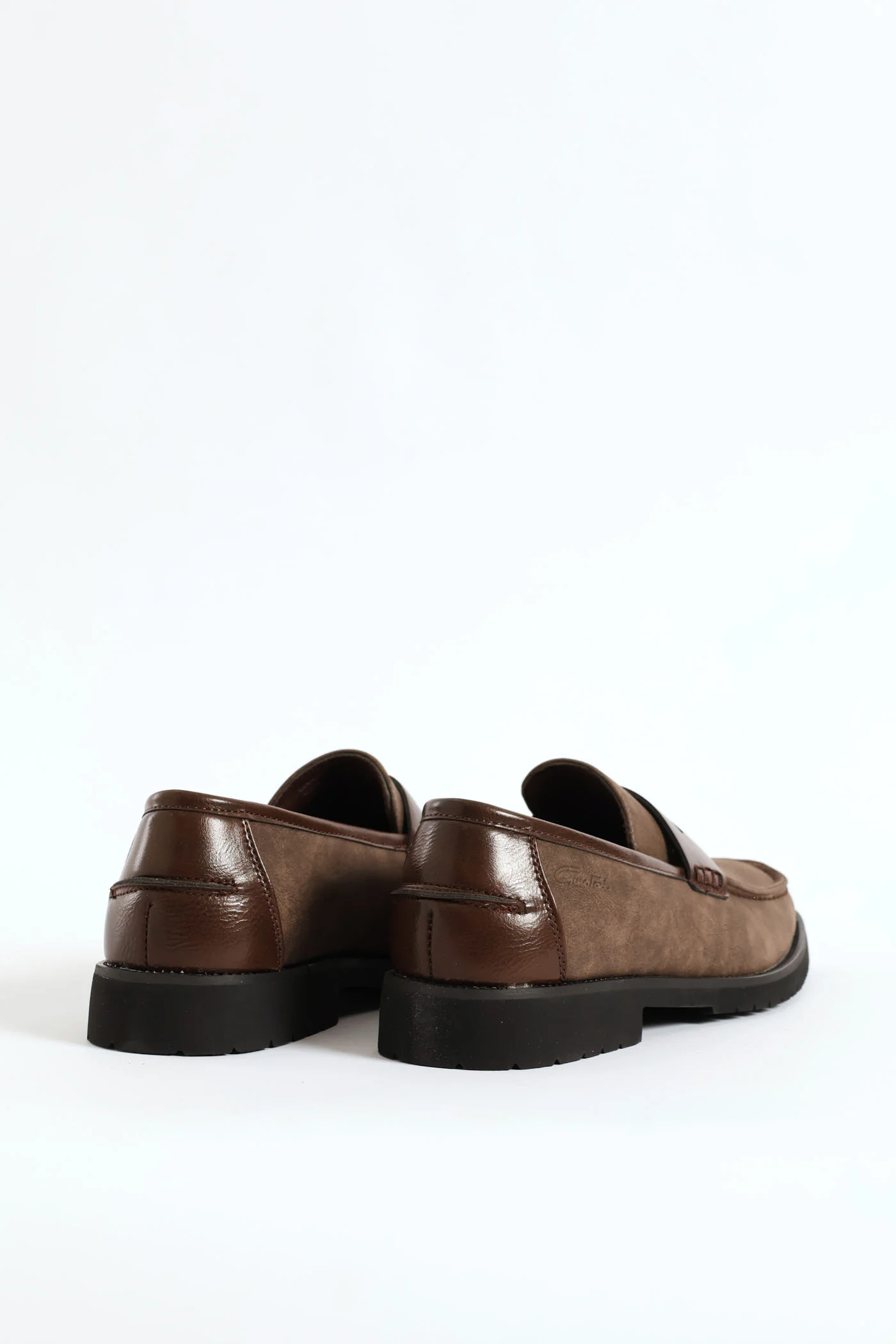Chunky Sole Penny Moccasin Loafer - Brown - Image 6