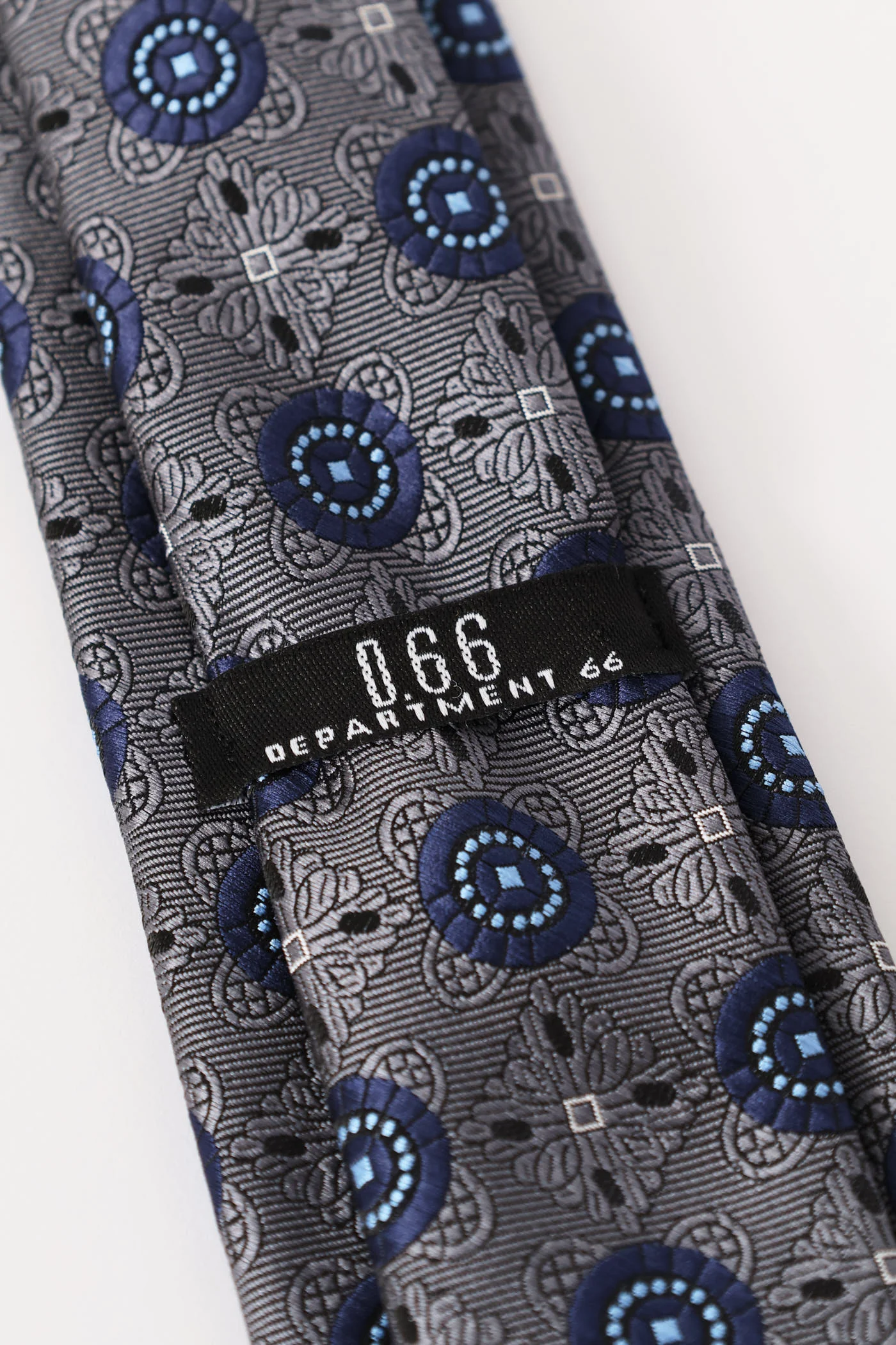 Circle Navy Tie - Charcoal - Image 3