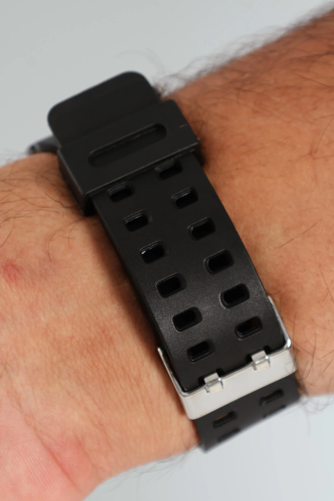 Circular Digital Watch - Black - Image 2