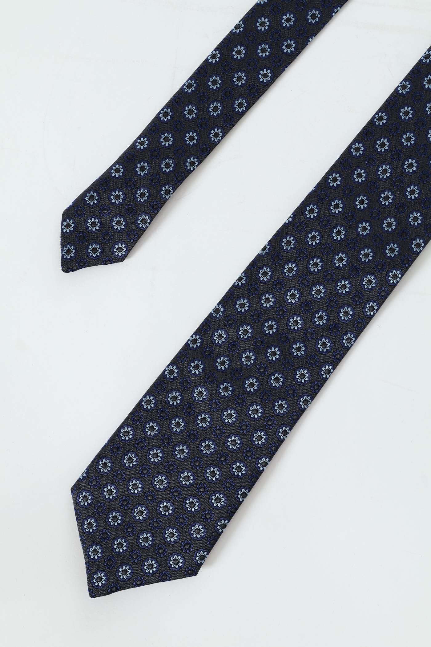 Circle Design Tie - Petrol - Image 2