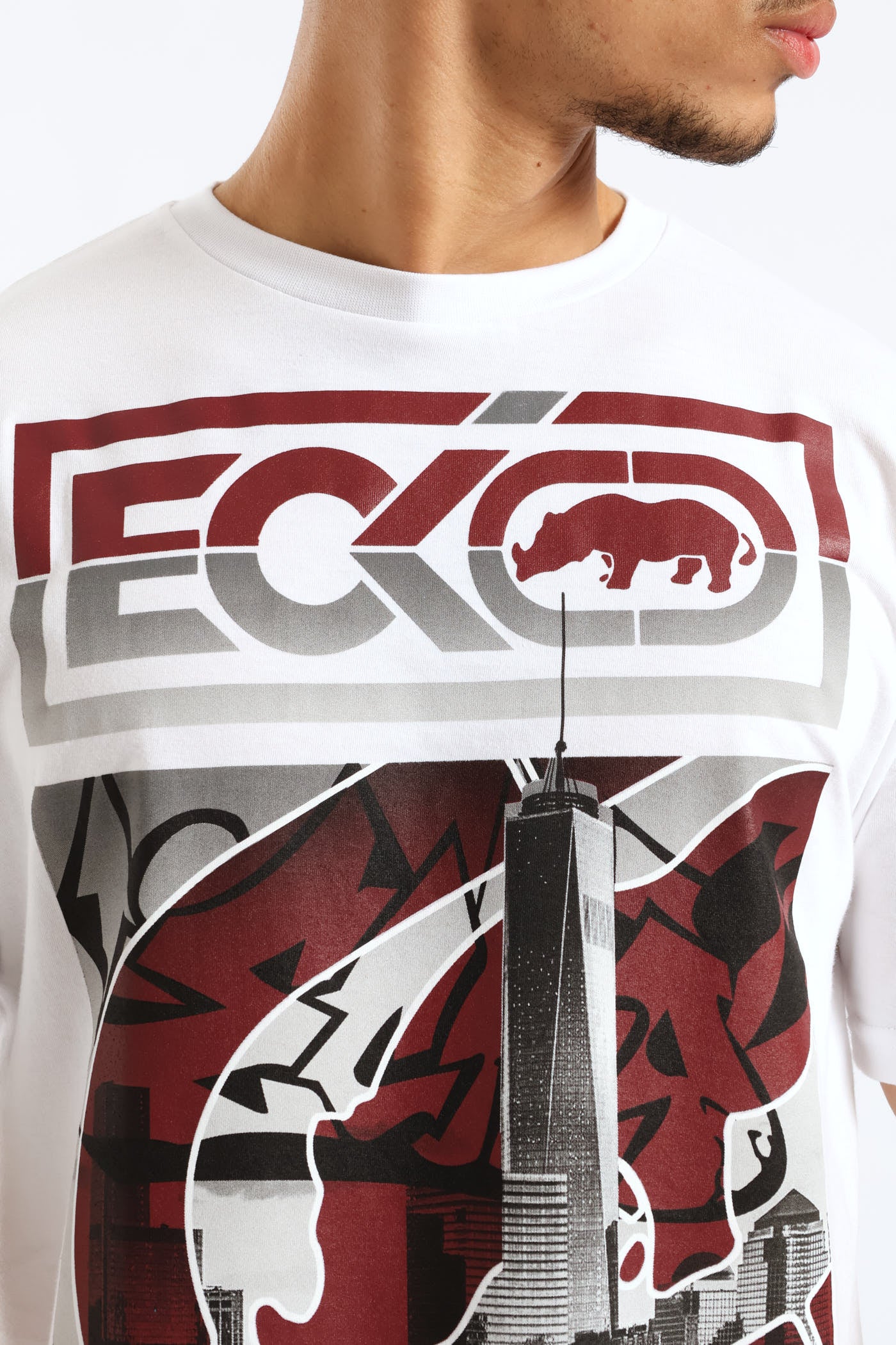 City Print Tee - White - Image 2