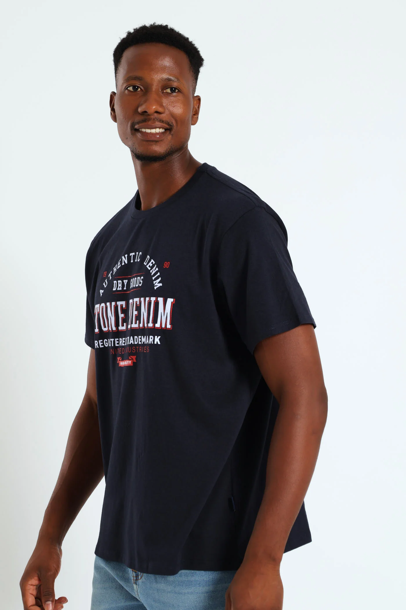 City Tee - Navy - Image 3