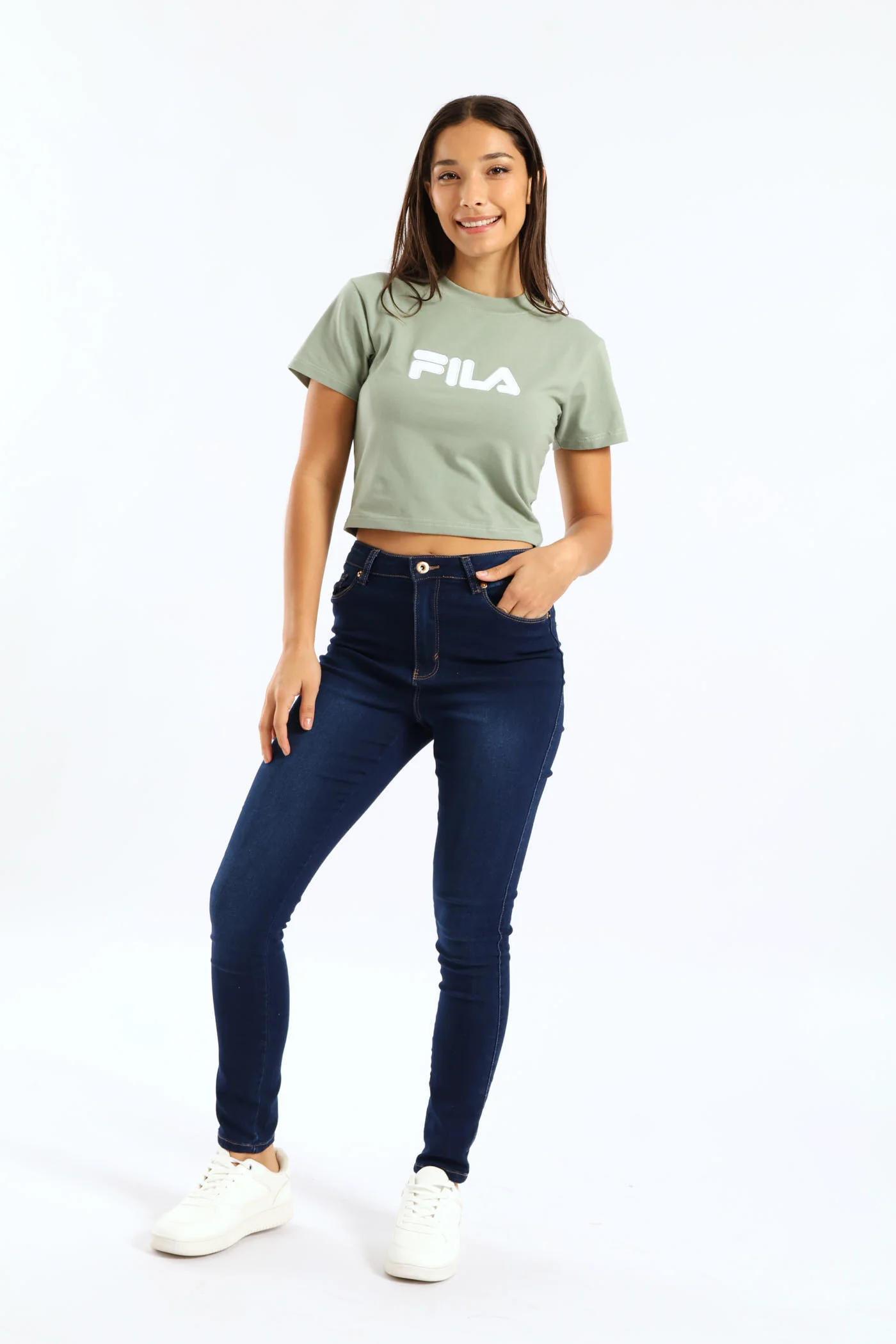 Clarice Crop Top - Green - Image 5