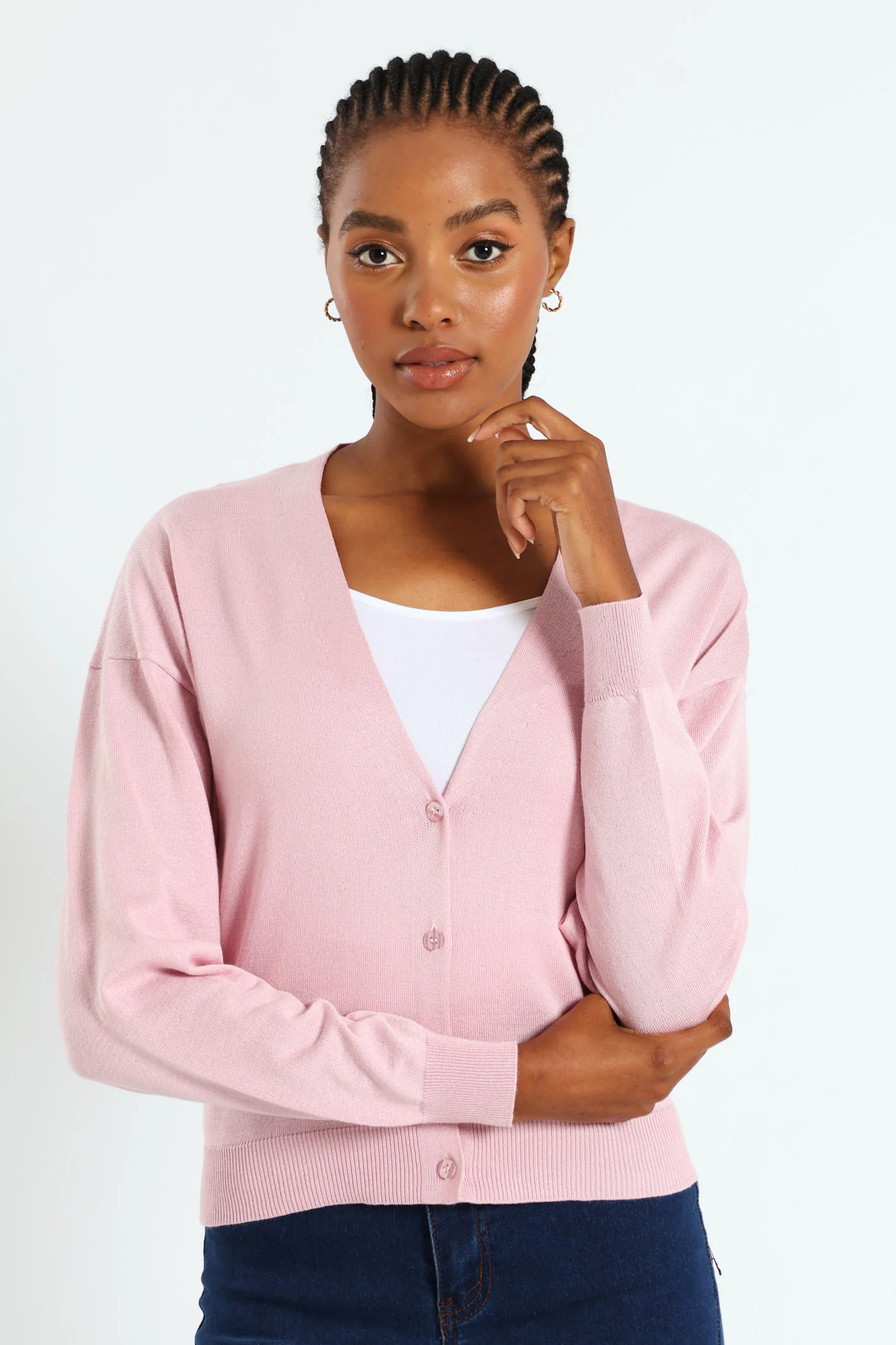 Classic Cardi - Blush - Image 4