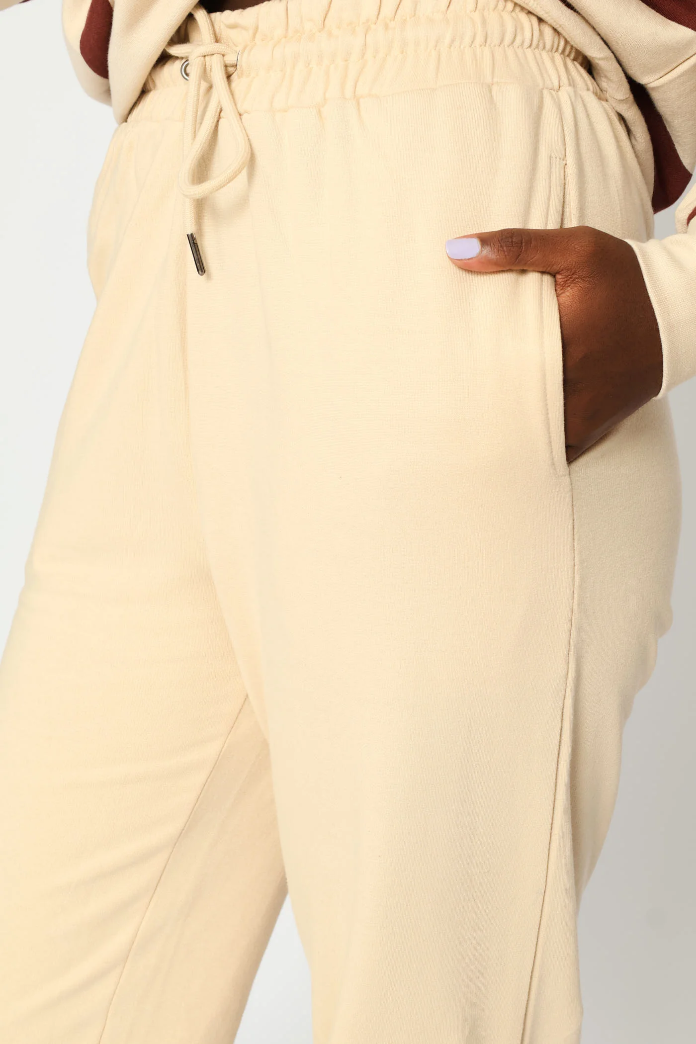 Classic Cotton Wide Leg Pant - Fawn - Image 4