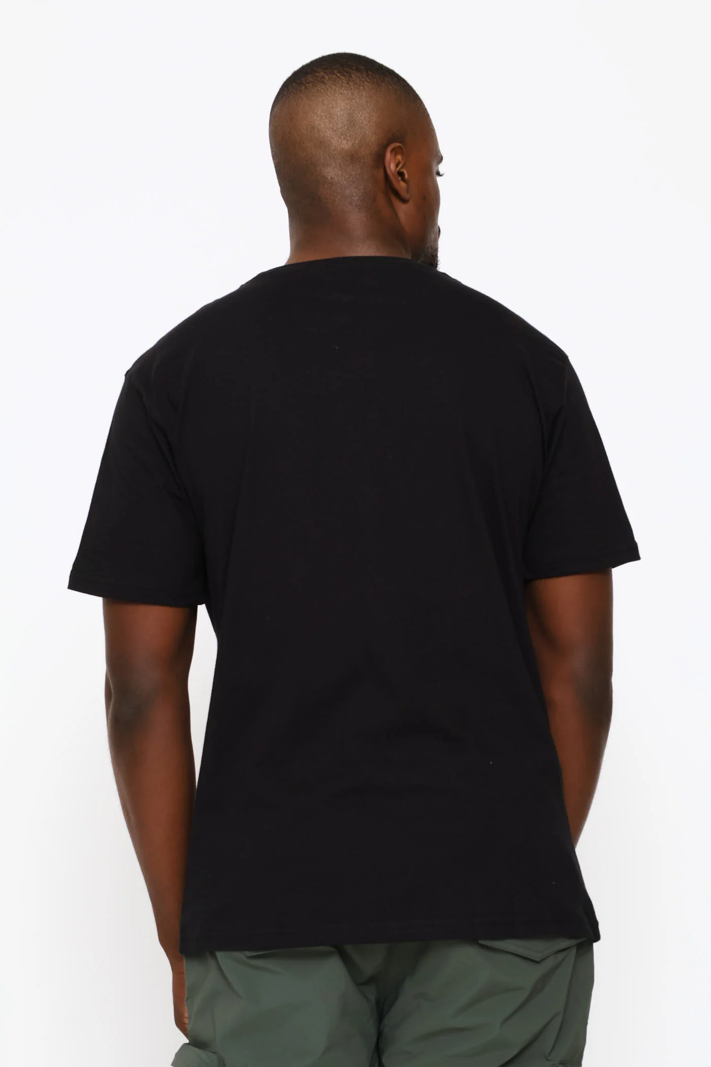Classic Fit Motorbike Tee - Black - Image 5