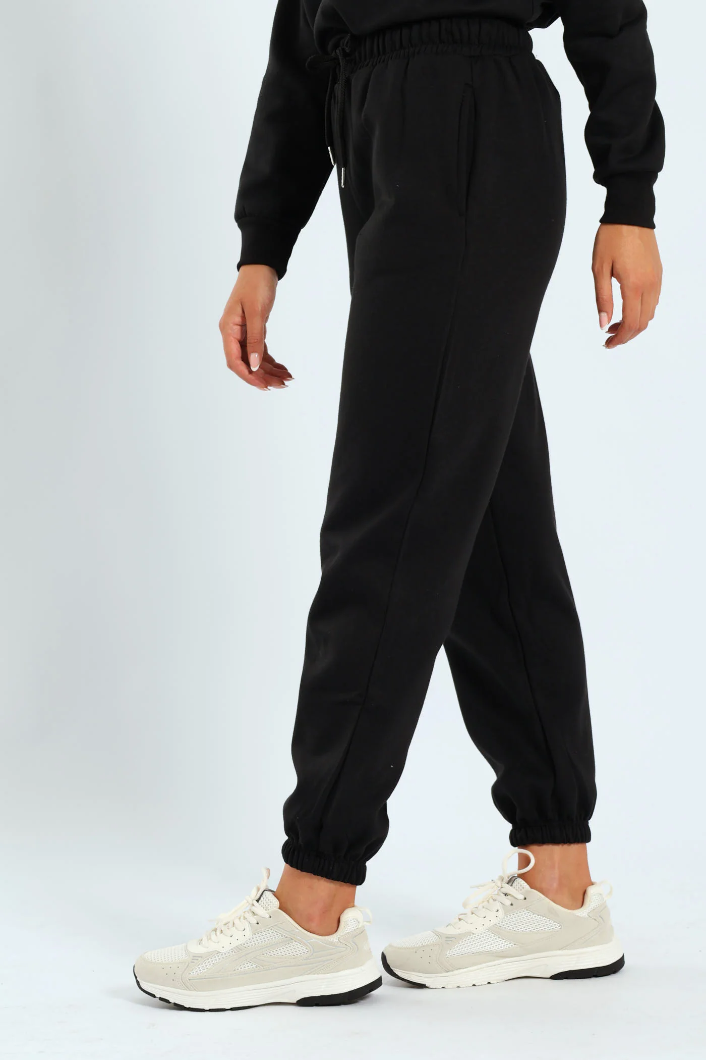 Classic Fleece Jogger - Black - Image 3