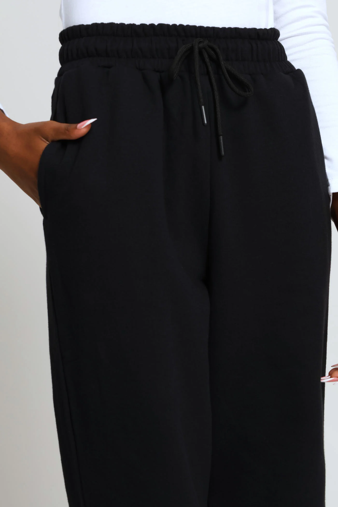 Classic Fleece Jogger - Black - Image 3