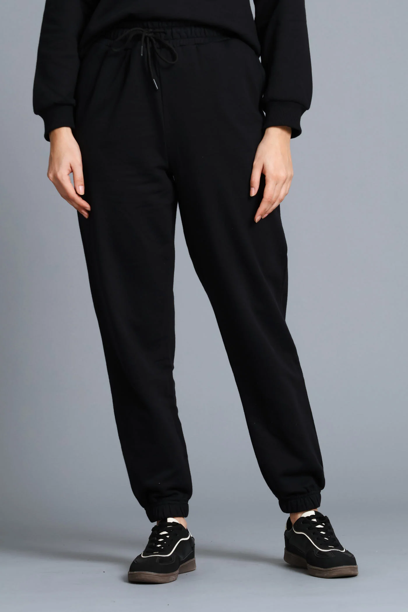 Classic Fleece Jogger - Black/Black - Image 3