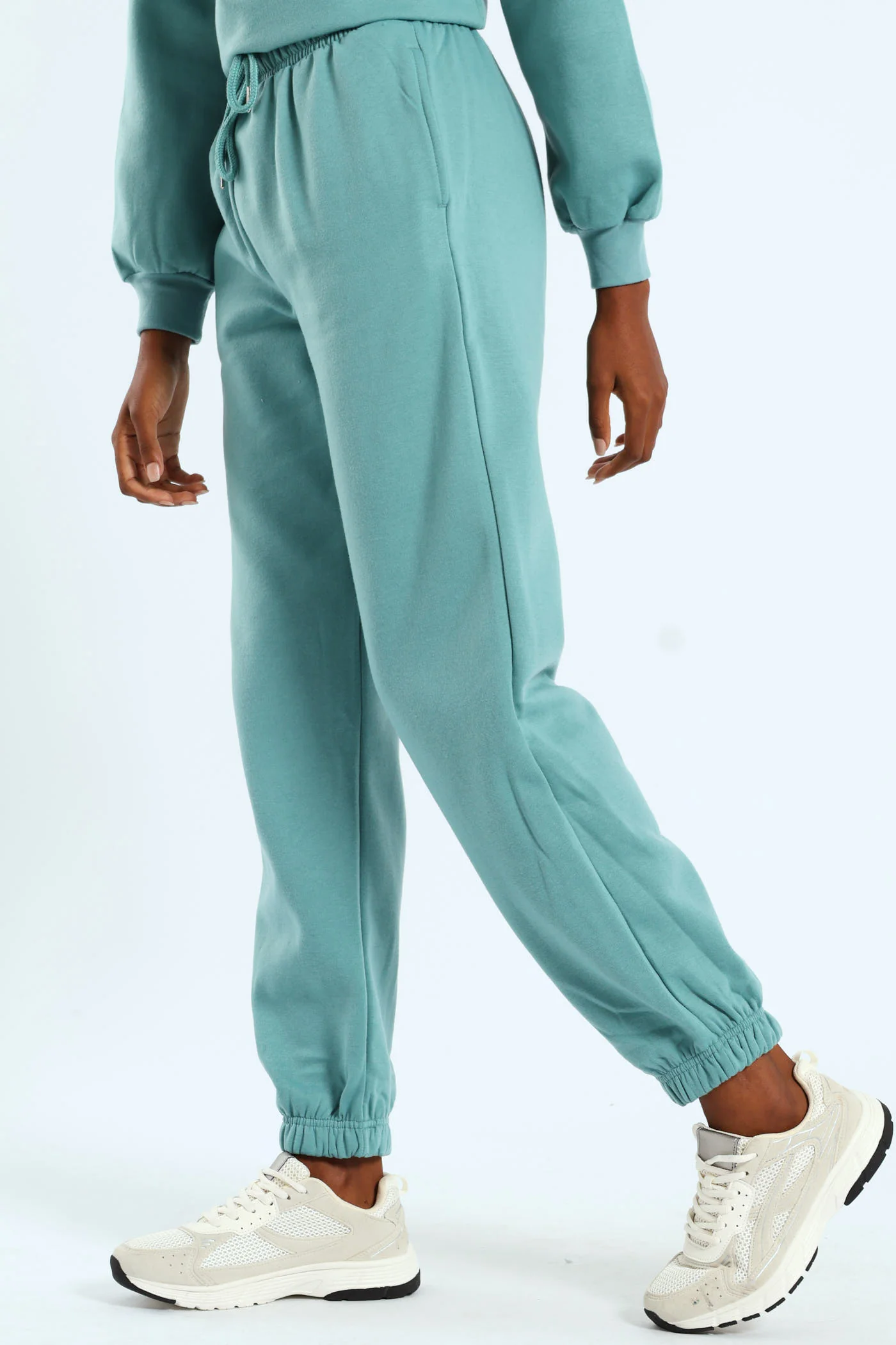 Classic Fleece Jogger - Dusty Blue - Image 4