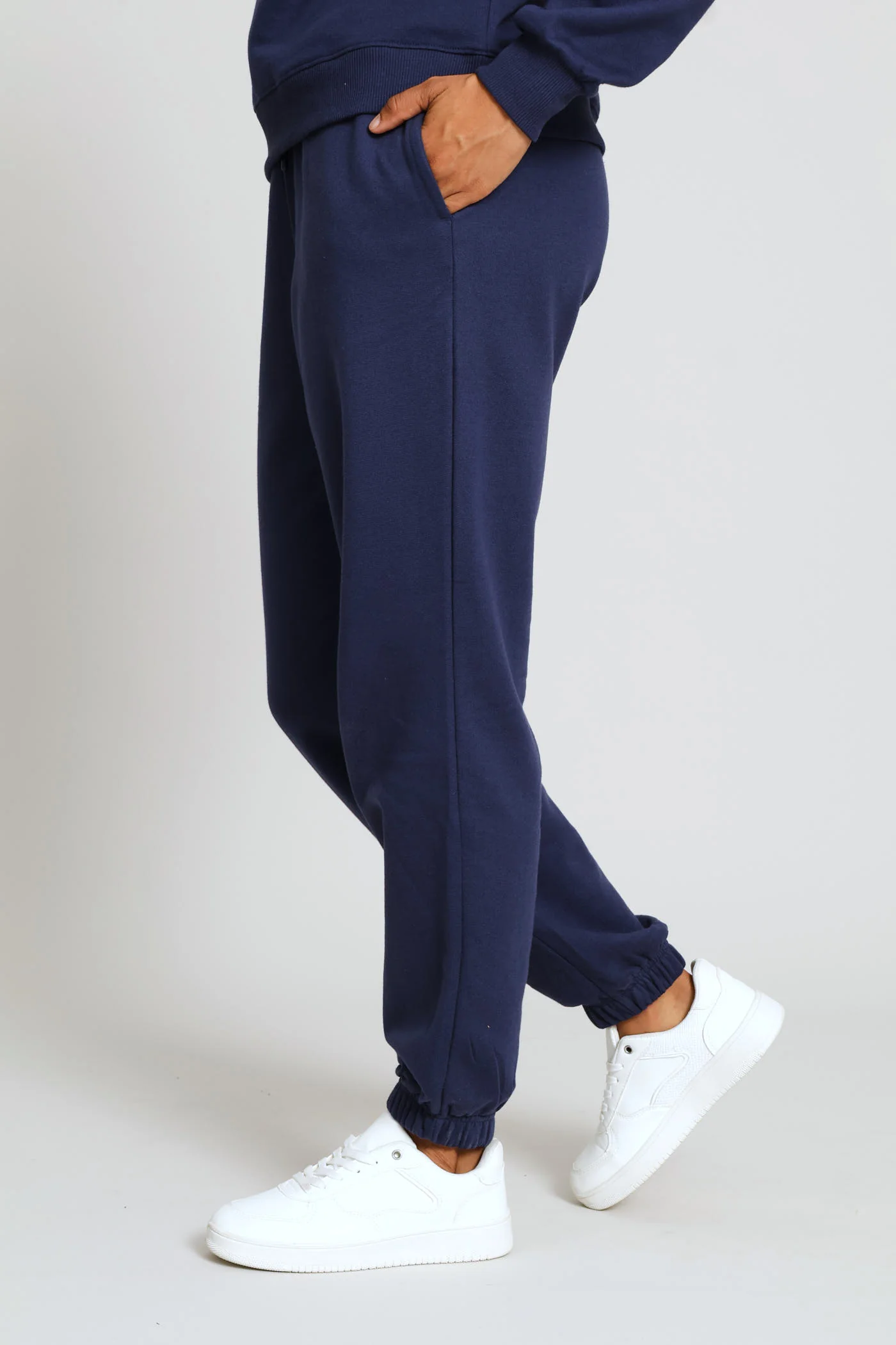Classic Fleece Jogger - French Navy - Image 3