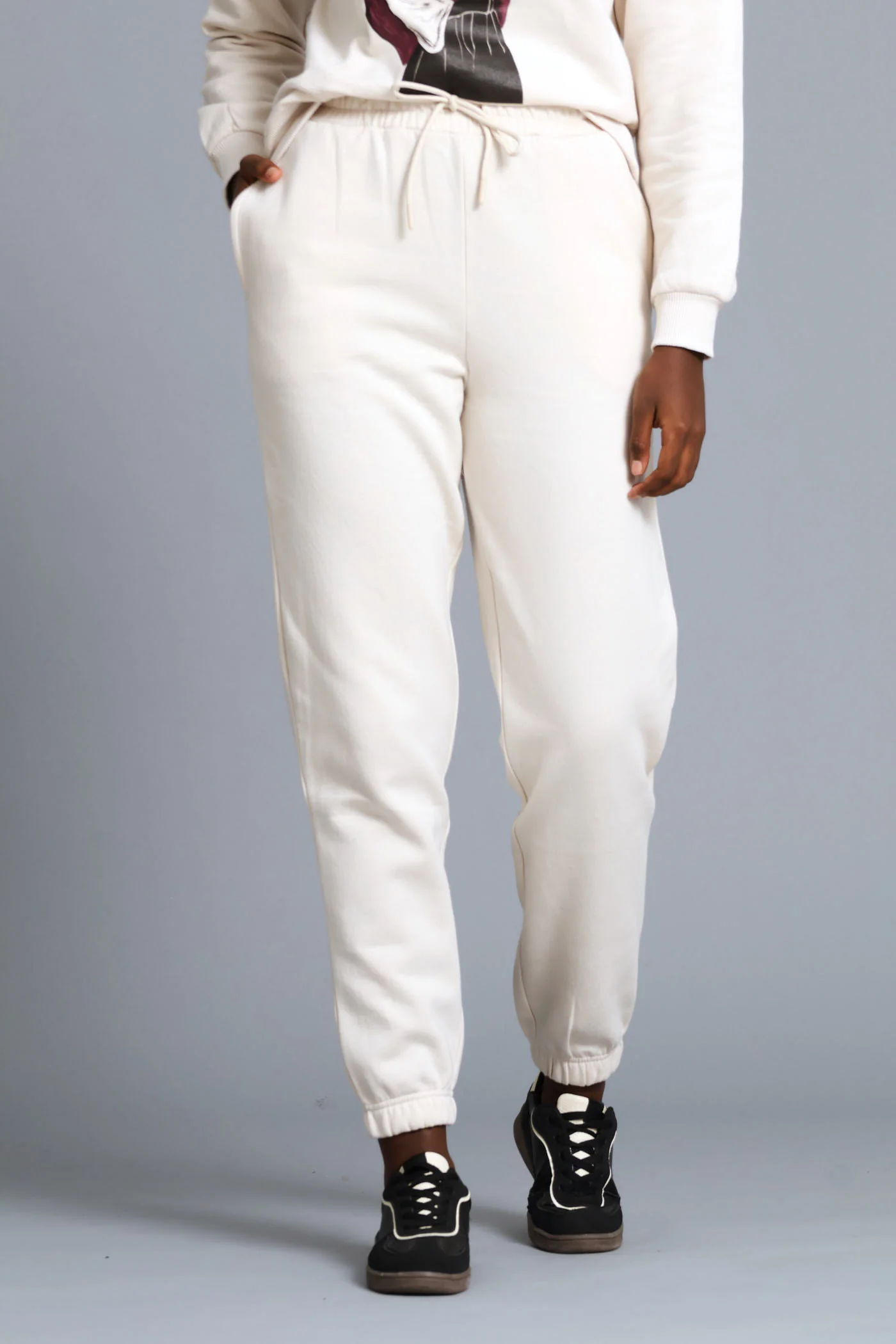Classic Fleece Jogger - Light Stone - Image 4