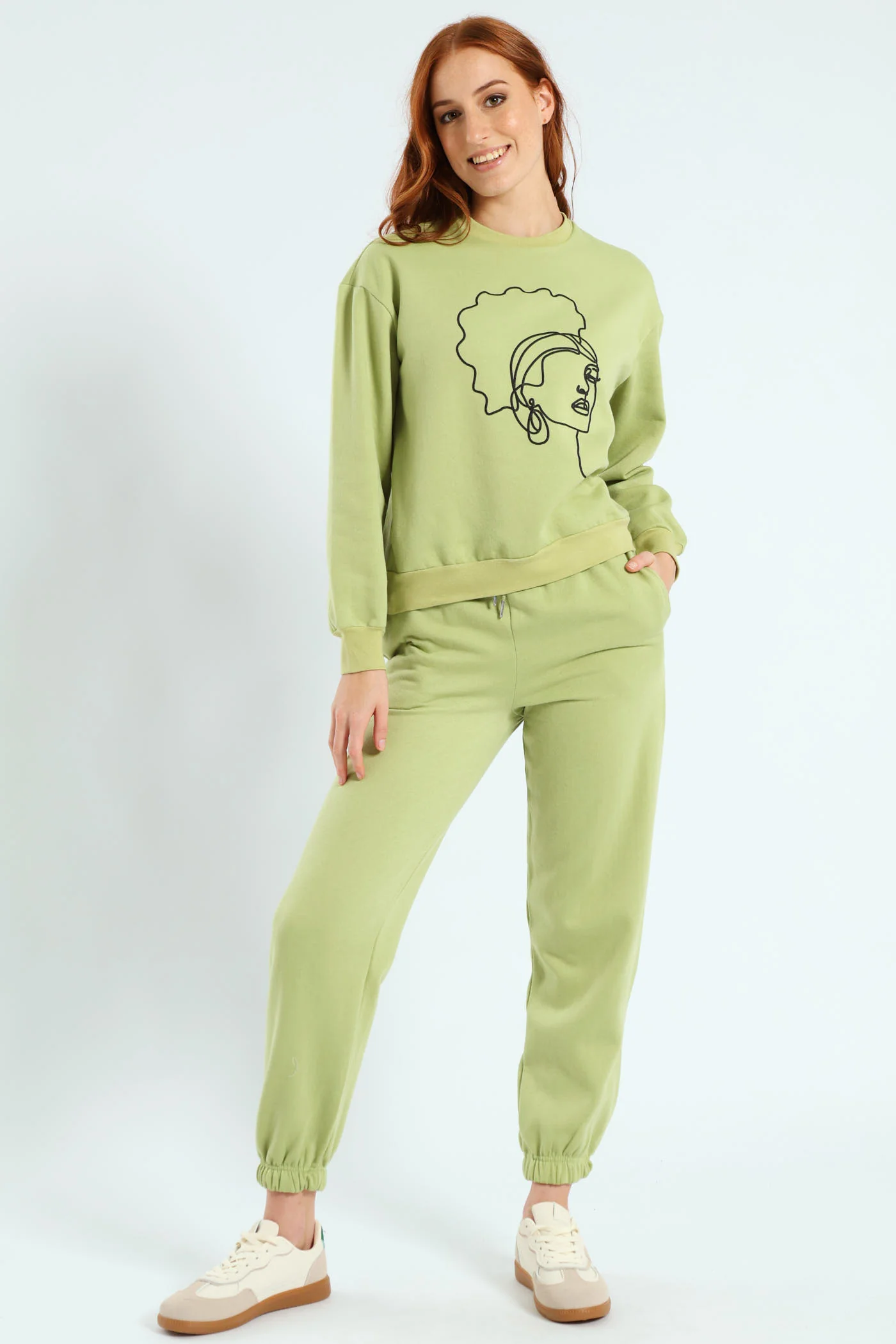 Classic Fleece Jogger - Matcha - Image 2
