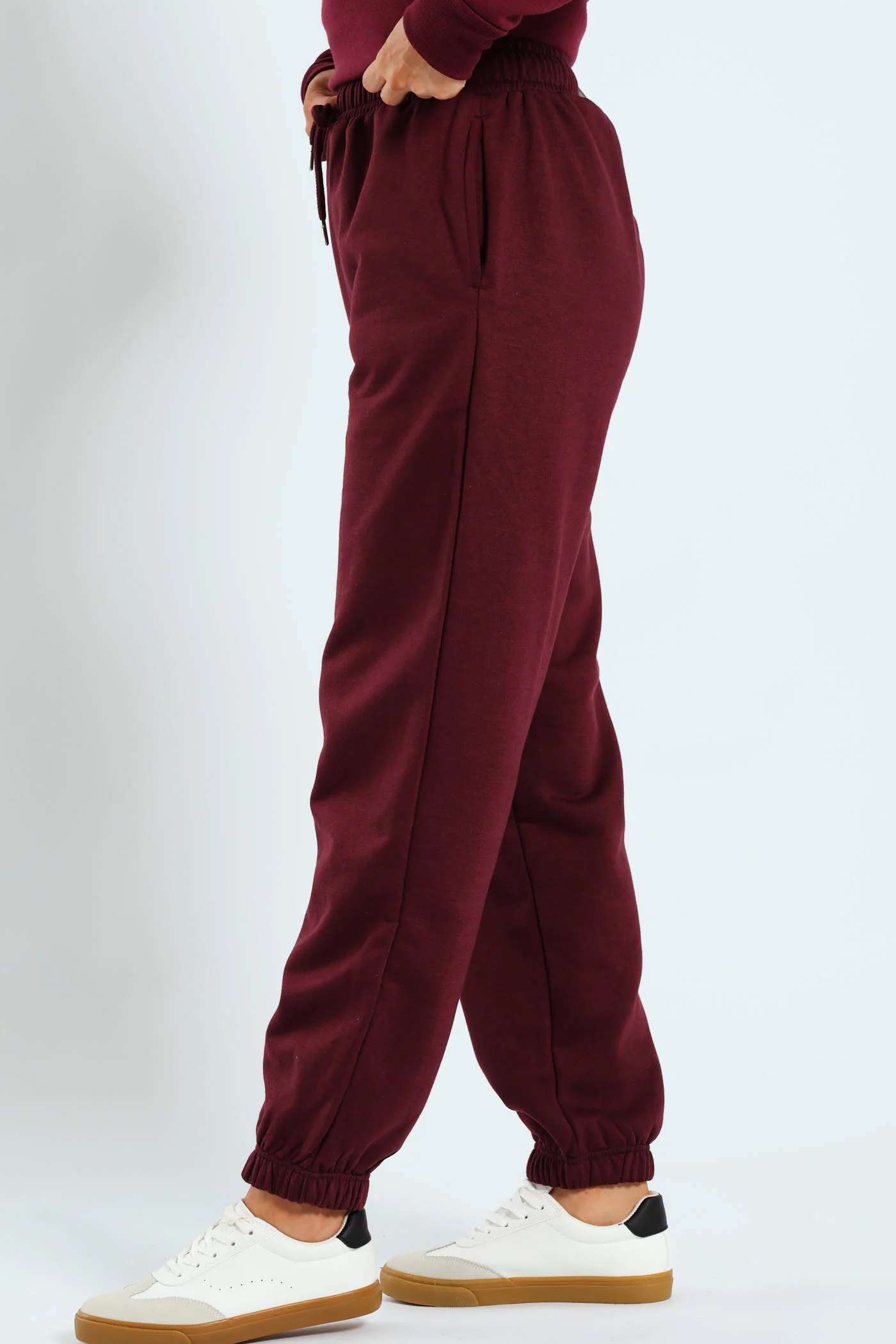 Classic Fleece Jogger - Plum Noir - Image 3