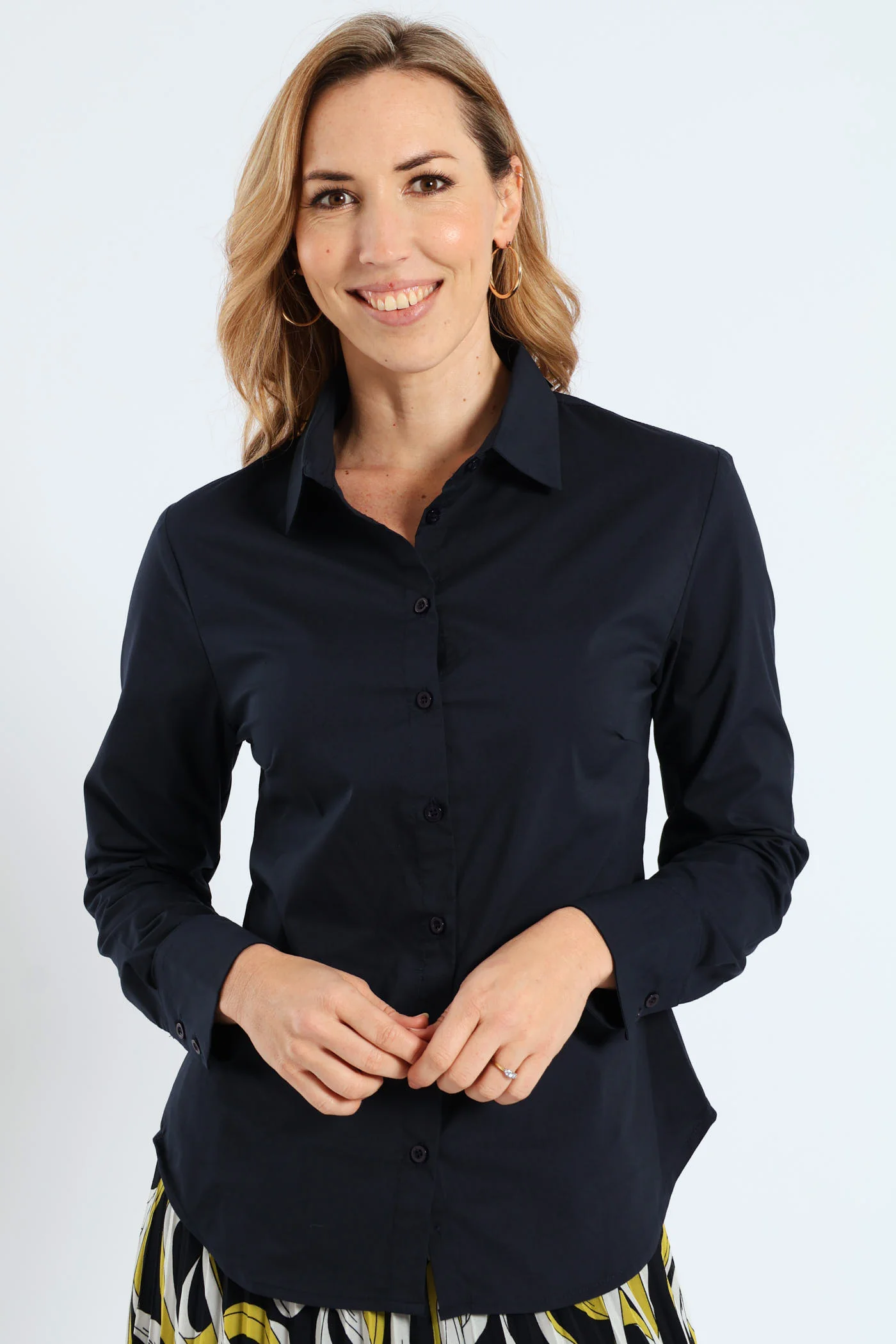 Classic Formal Shirt - Navy - Image 2