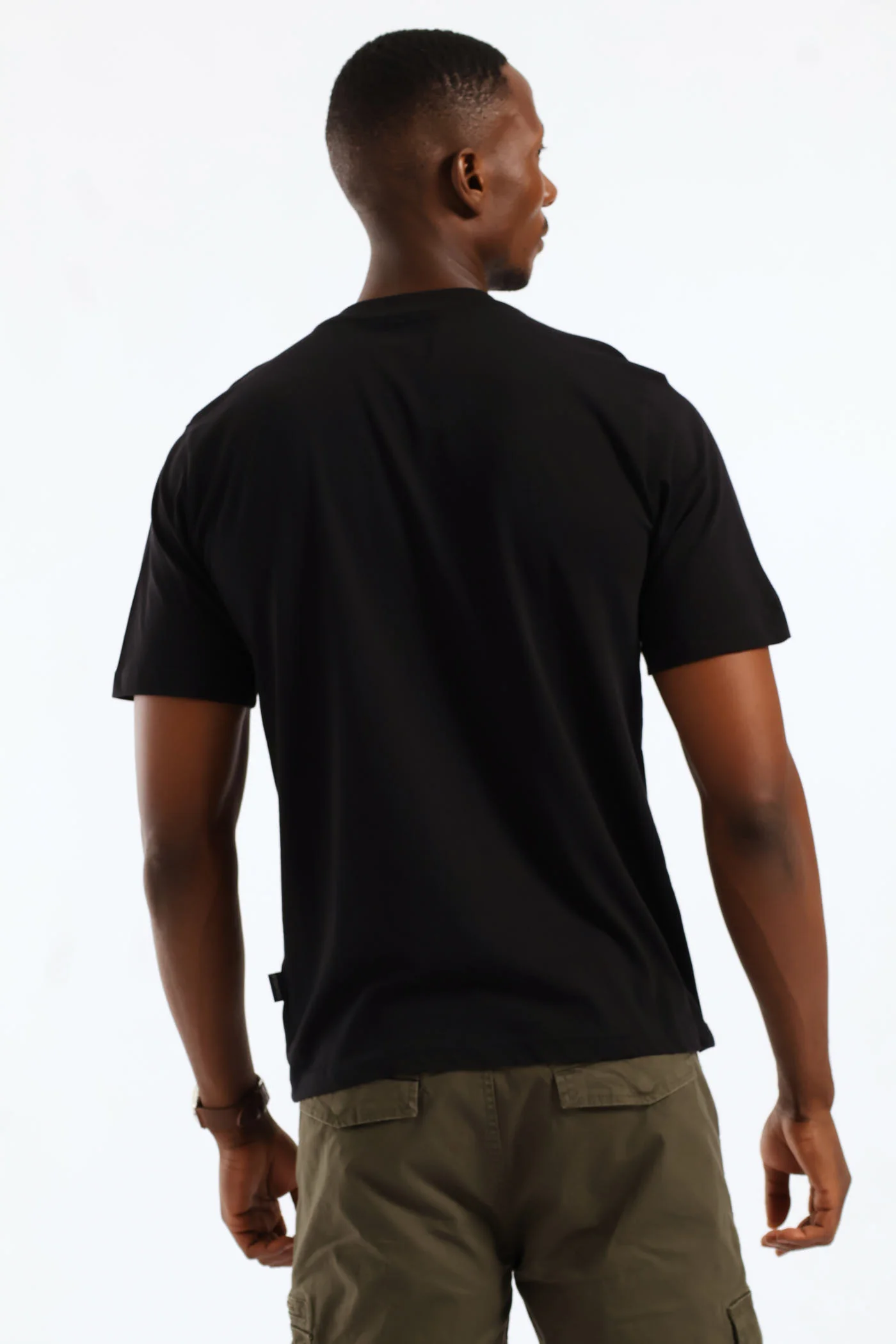 Classic Jeans Brand Tee - Black - Image 5