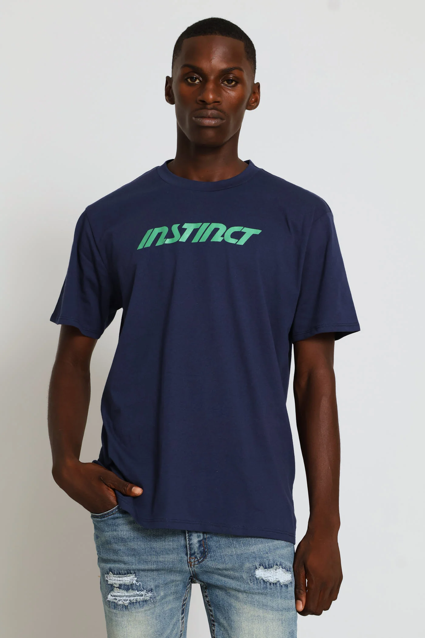 Classic Logo Tee - Navy - Image 3