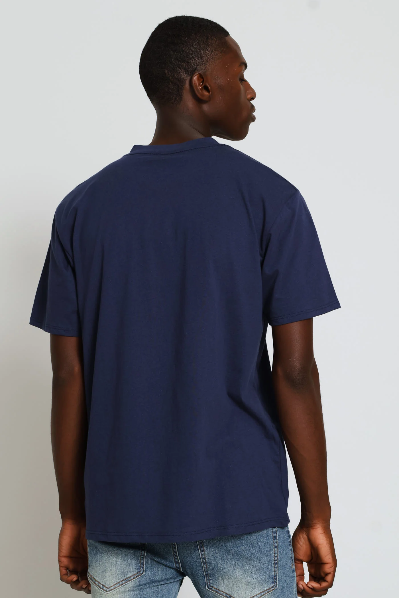 Classic Logo Tee - Navy - Image 4