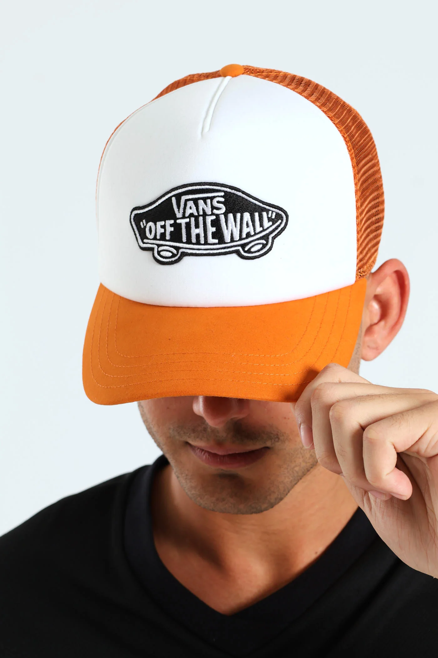 Classic Patch Curved Bill Trucker Cap - Ginger - Image 2
