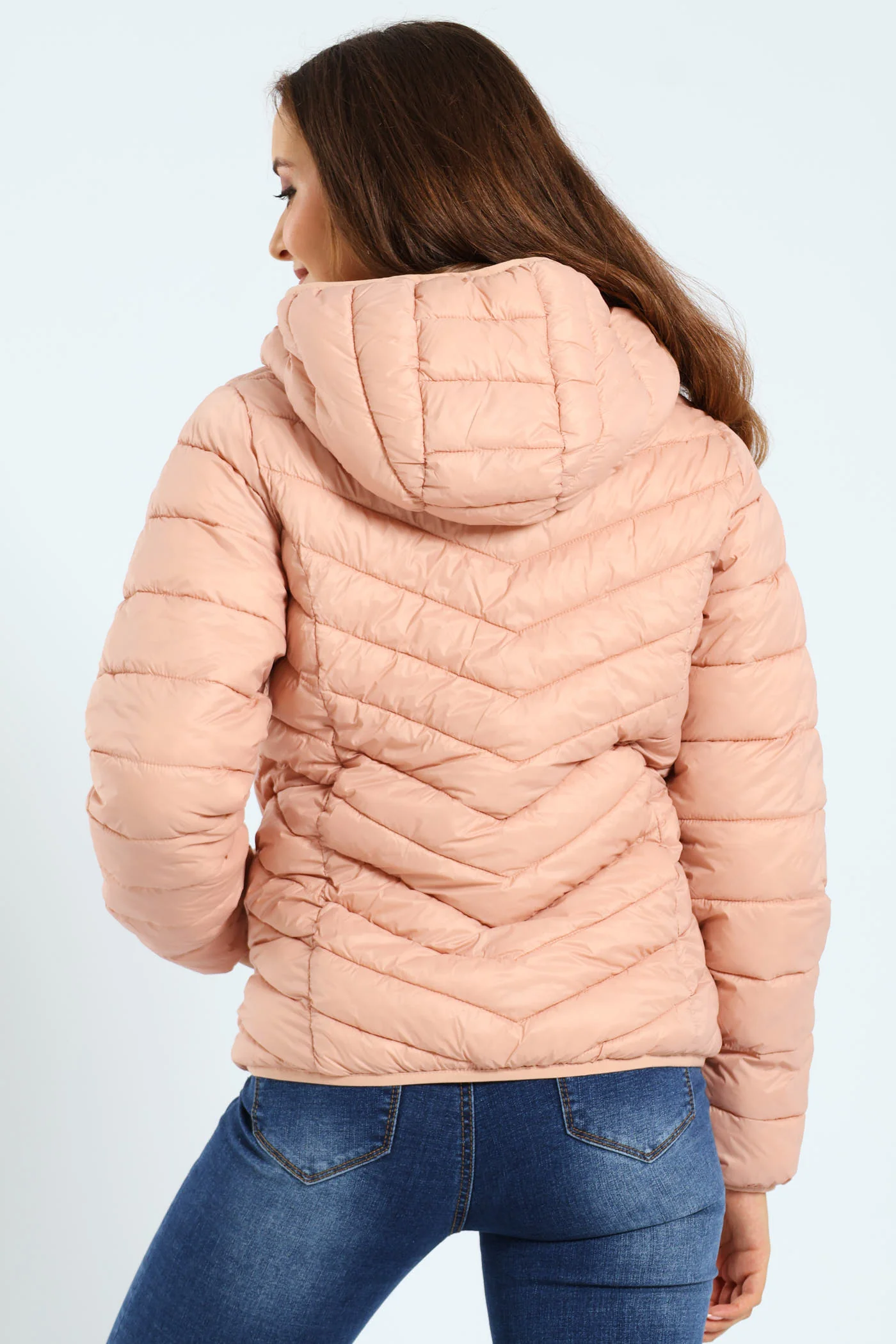 Classic Puffer With Hood - Rose - Image 5