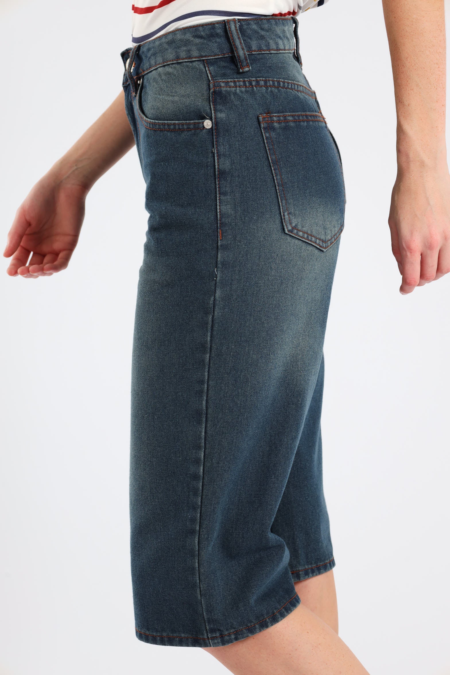 Classic Rigid Jort - Dark Tea Stain - Image 4