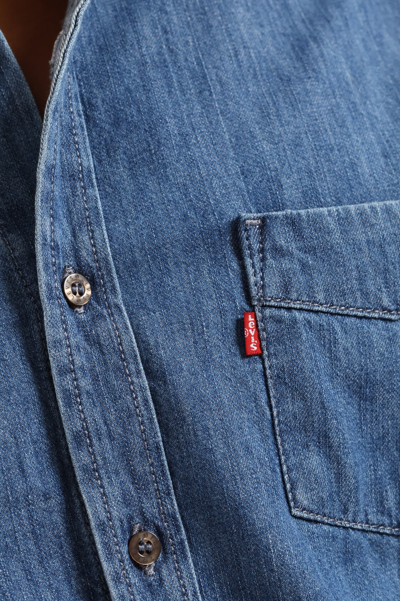 Classic Standard Pocket Shirt - Indigo - Image 2