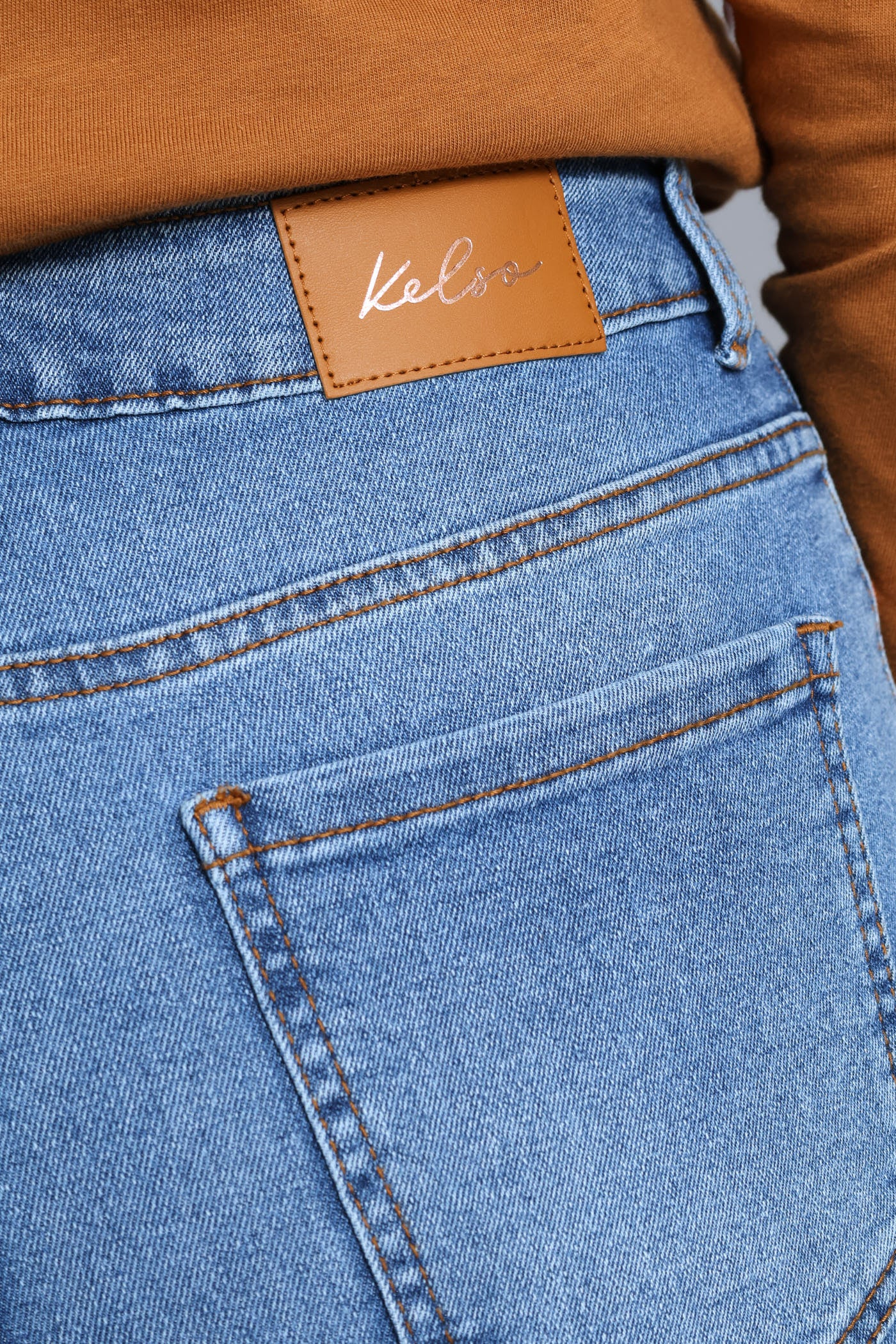 Classic Straight Leg Denim - Salty Mid Wash - Image 5