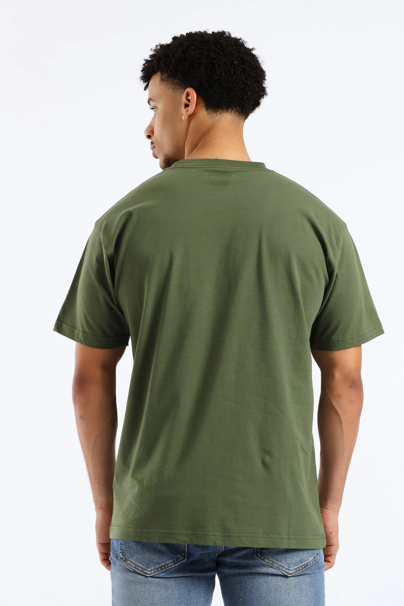 Classic Tee - Olive - Image 4