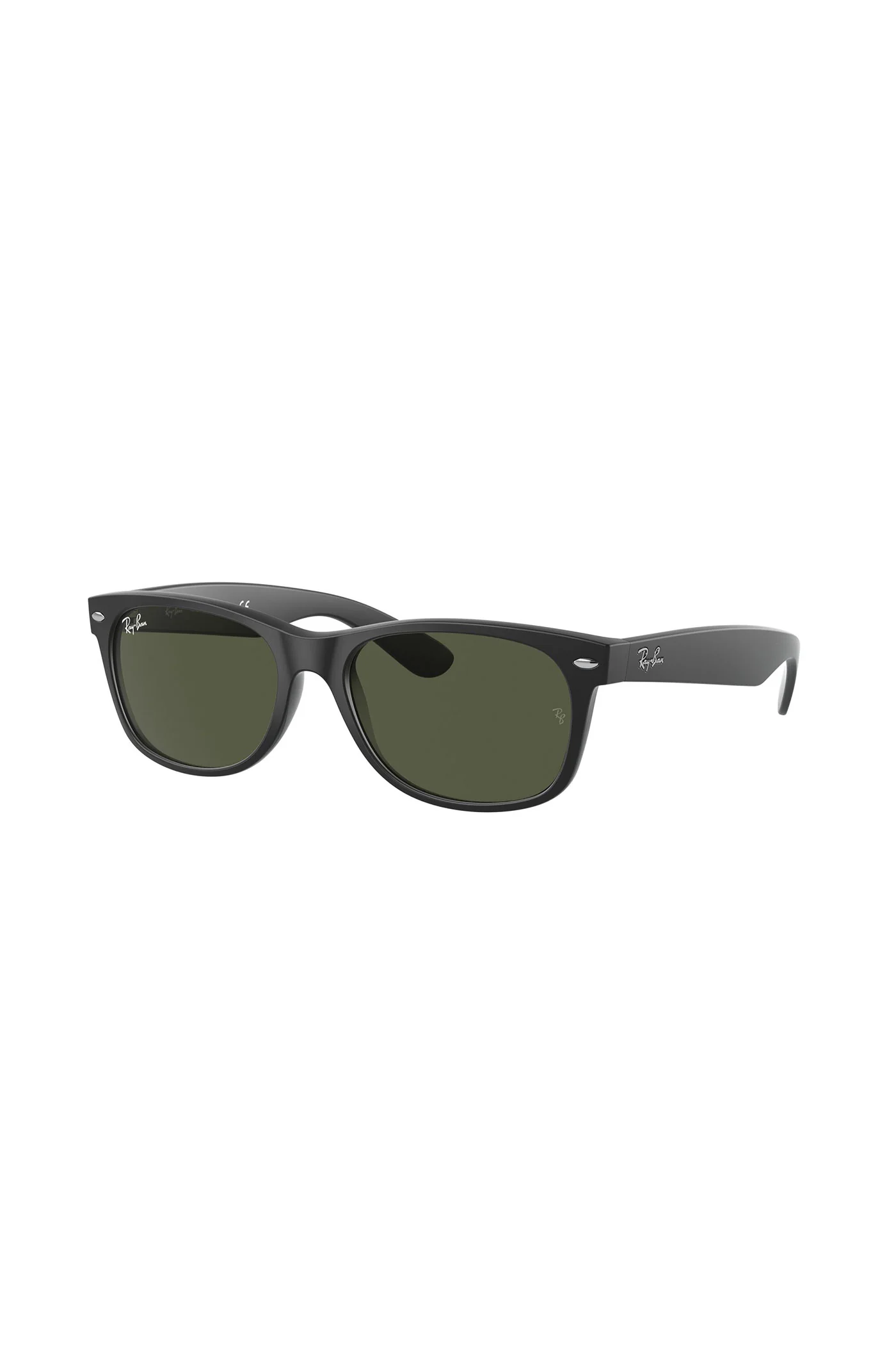 Classic Wayfarer Sunglasses - Green/Black - Image 3