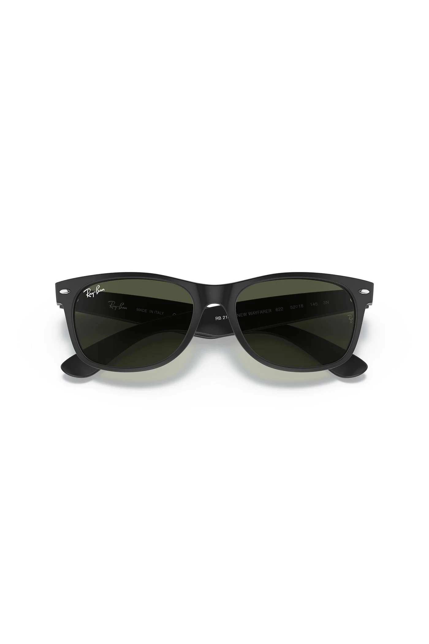 Classic Wayfarer Sunglasses - Green/Black - Image 5
