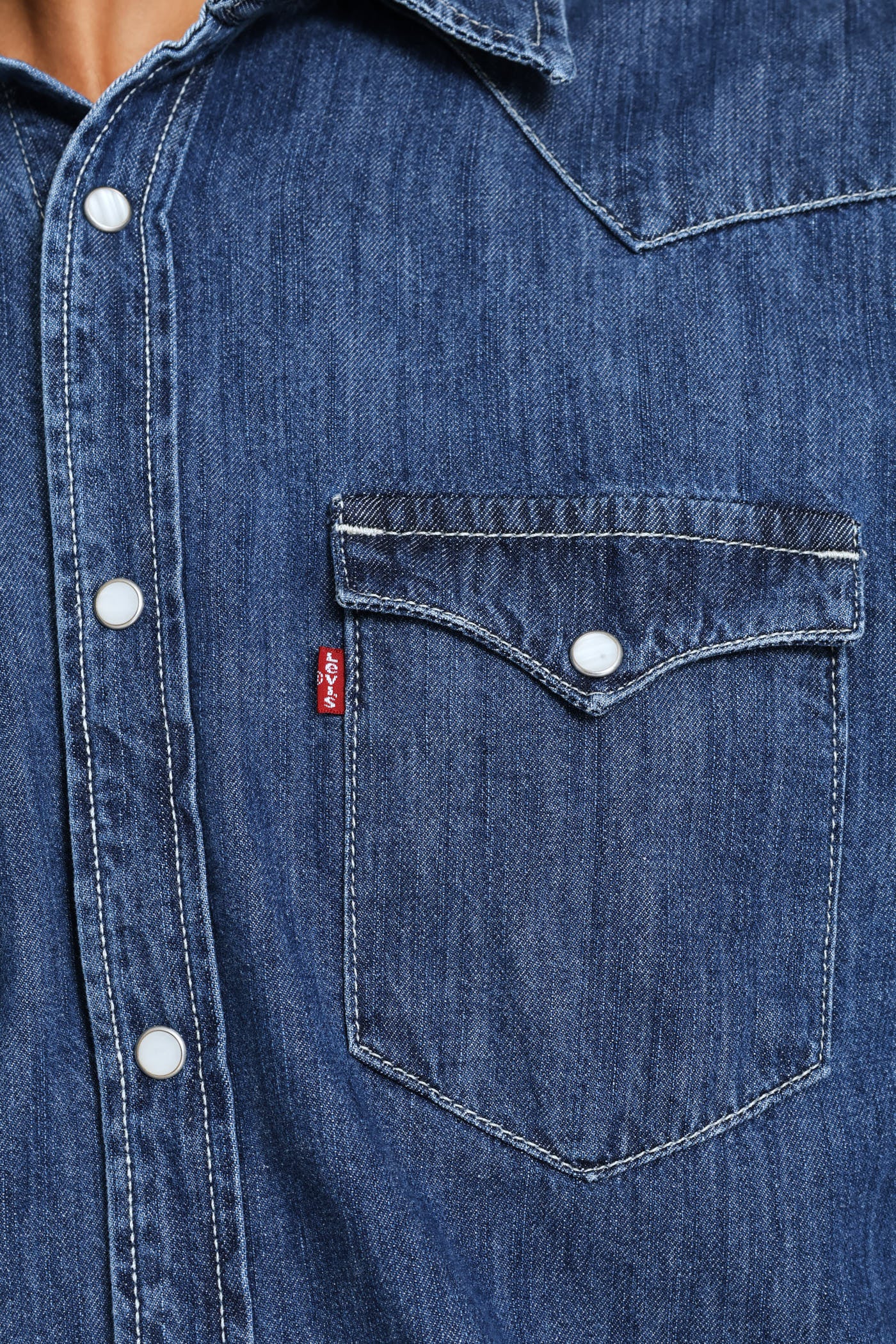 Classic Western Shirt - Dark Wash - Image 6