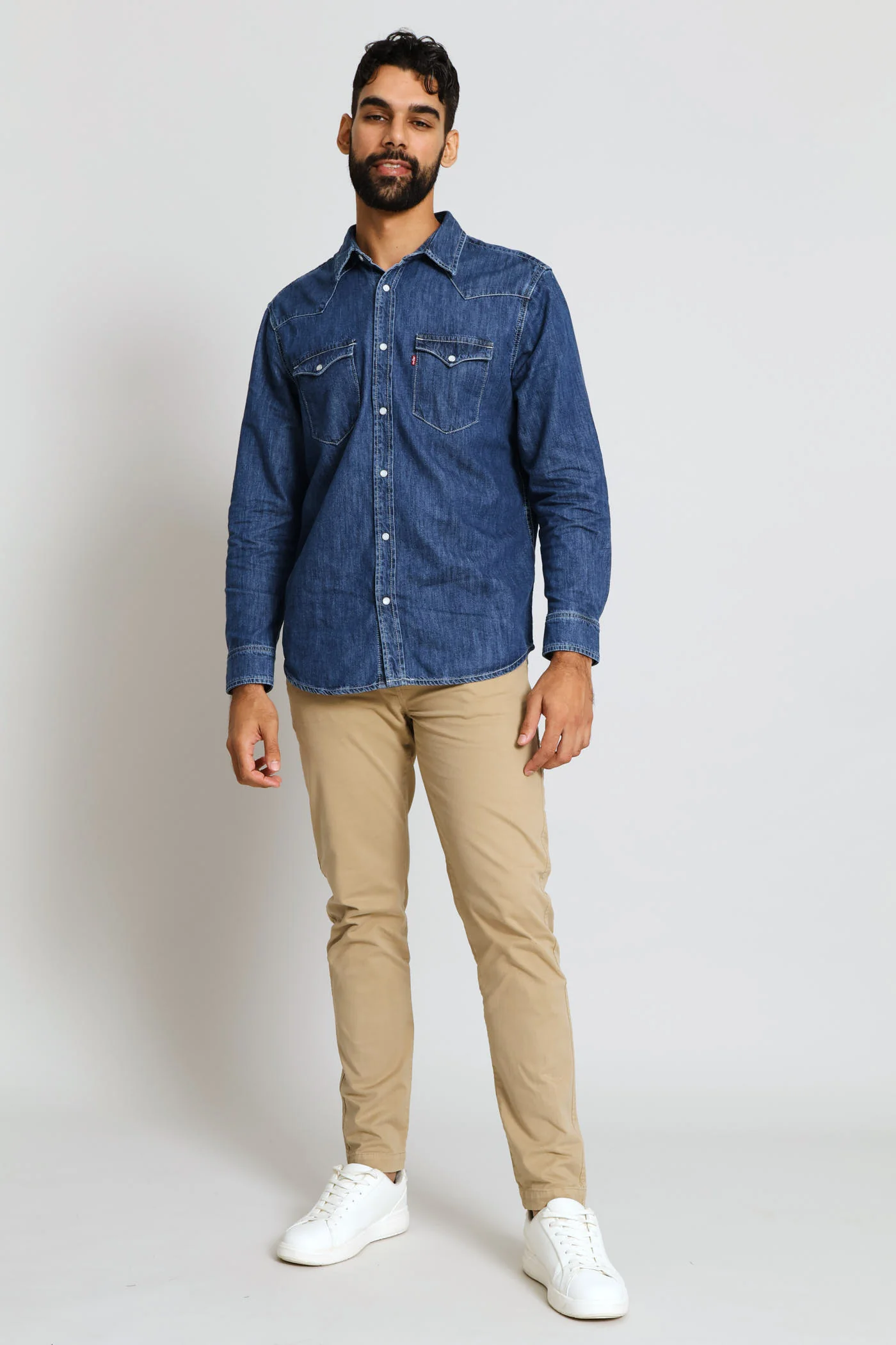 Classic Western Shirt - Dark Wash - Image 7