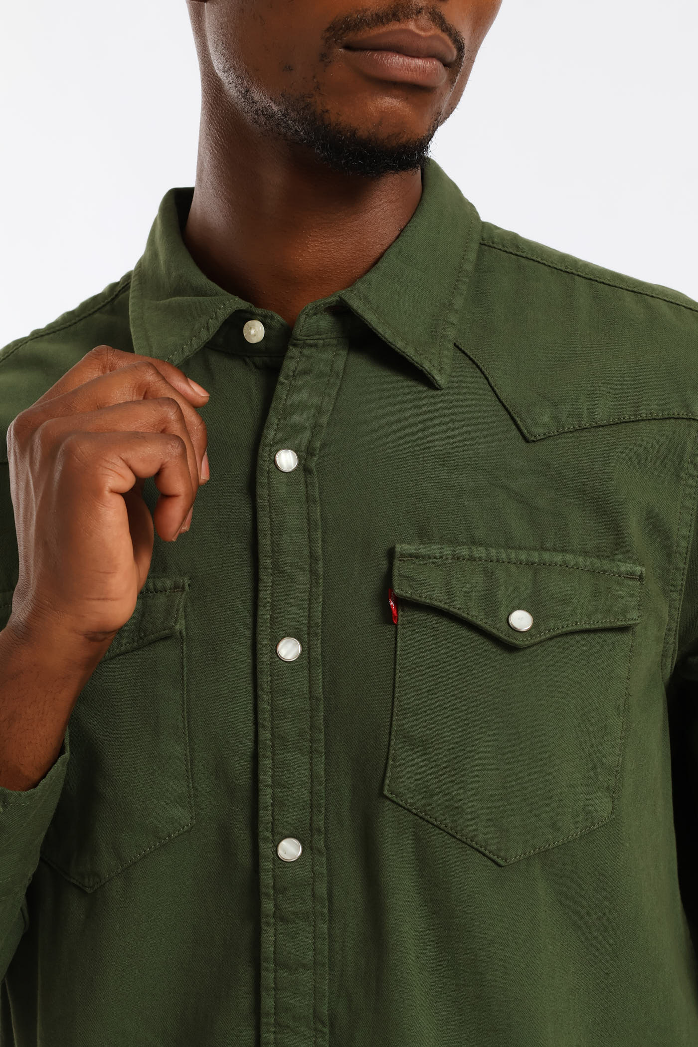 Classic Western Shirt - Green - Image 2