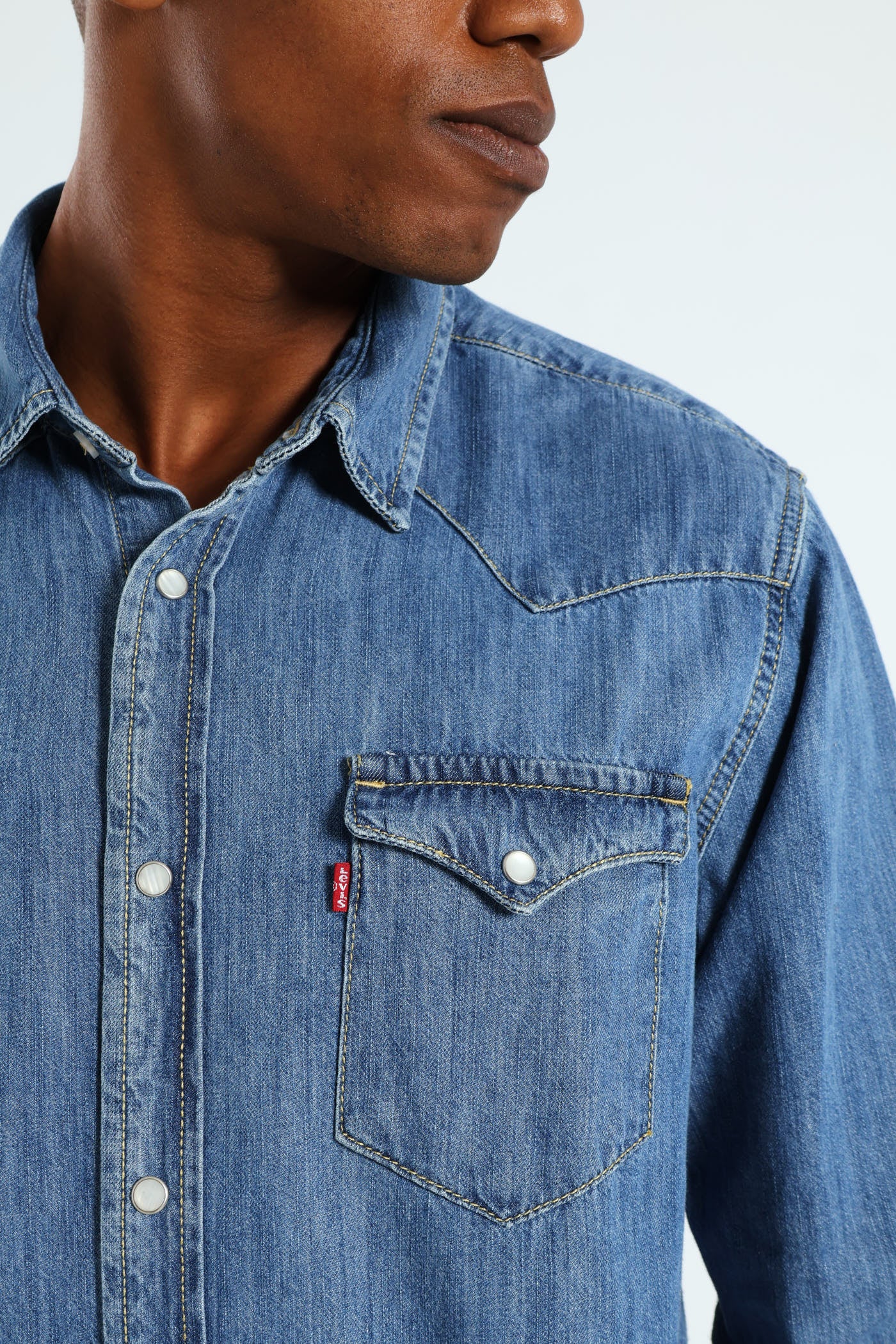 Classic Western Za Shirt - Dark Wash - Image 2