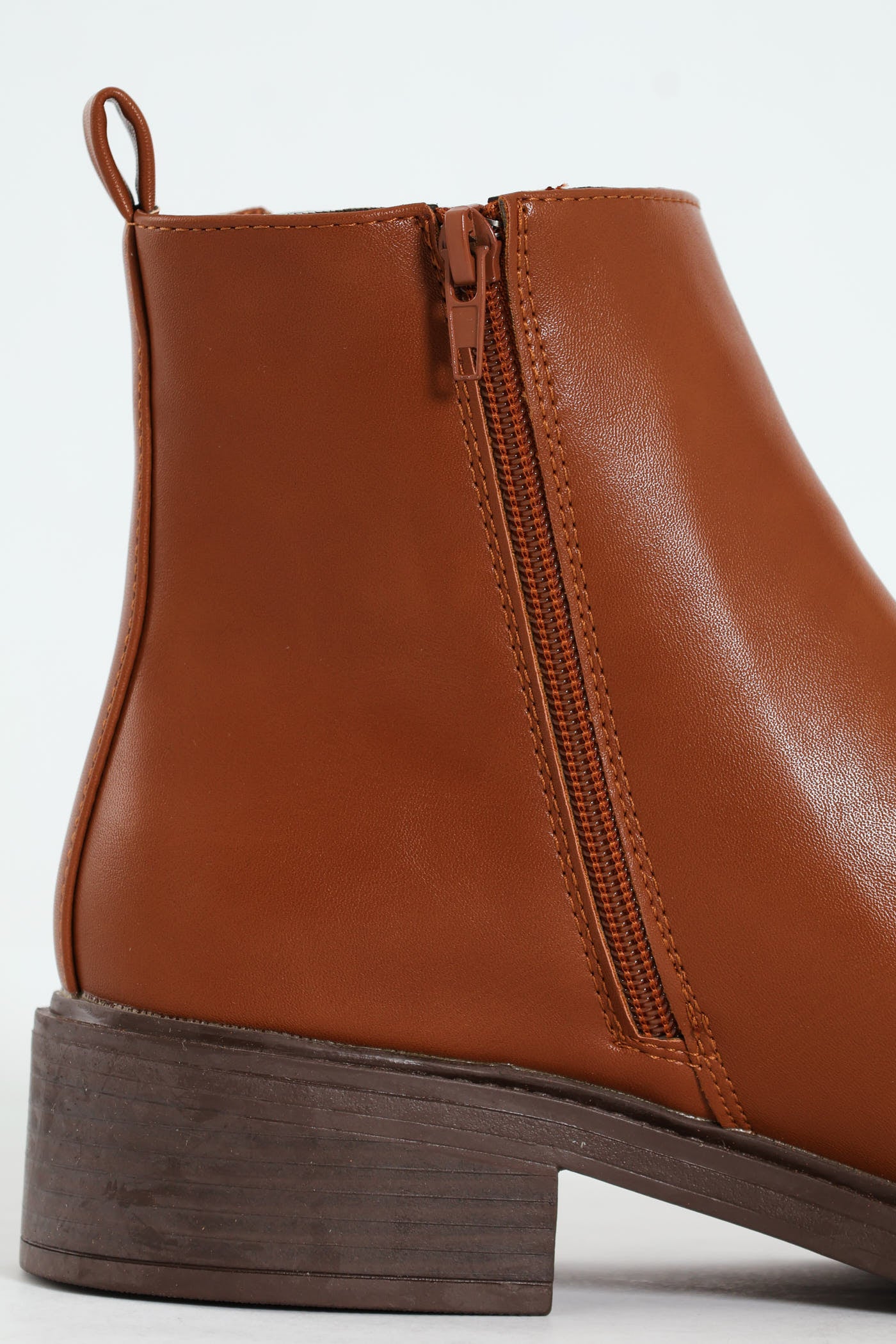 Classy Monotone Chelsea Boot - Tan - Image 6