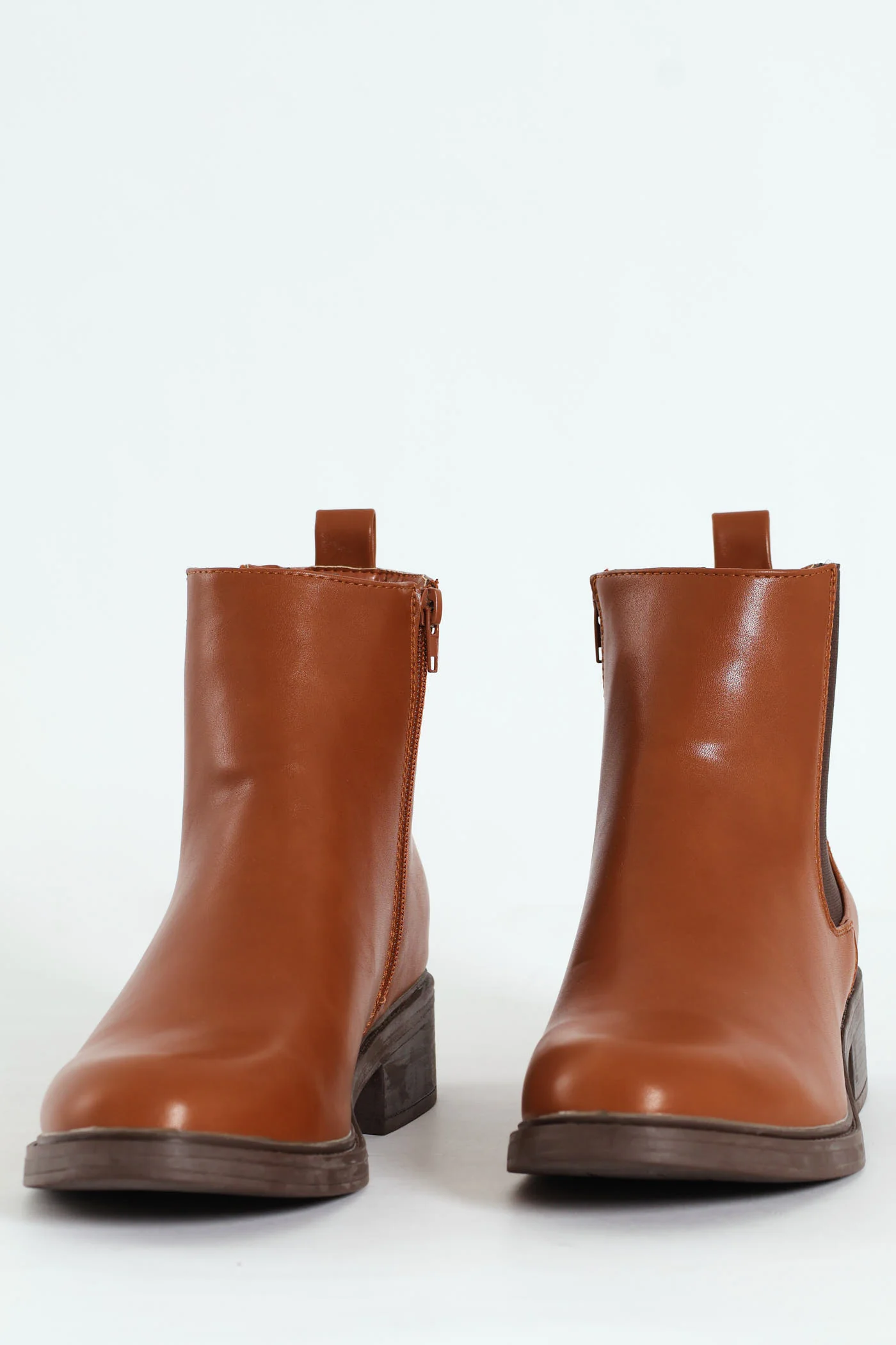 Classy Monotone Chelsea Boot - Tan - Image 7