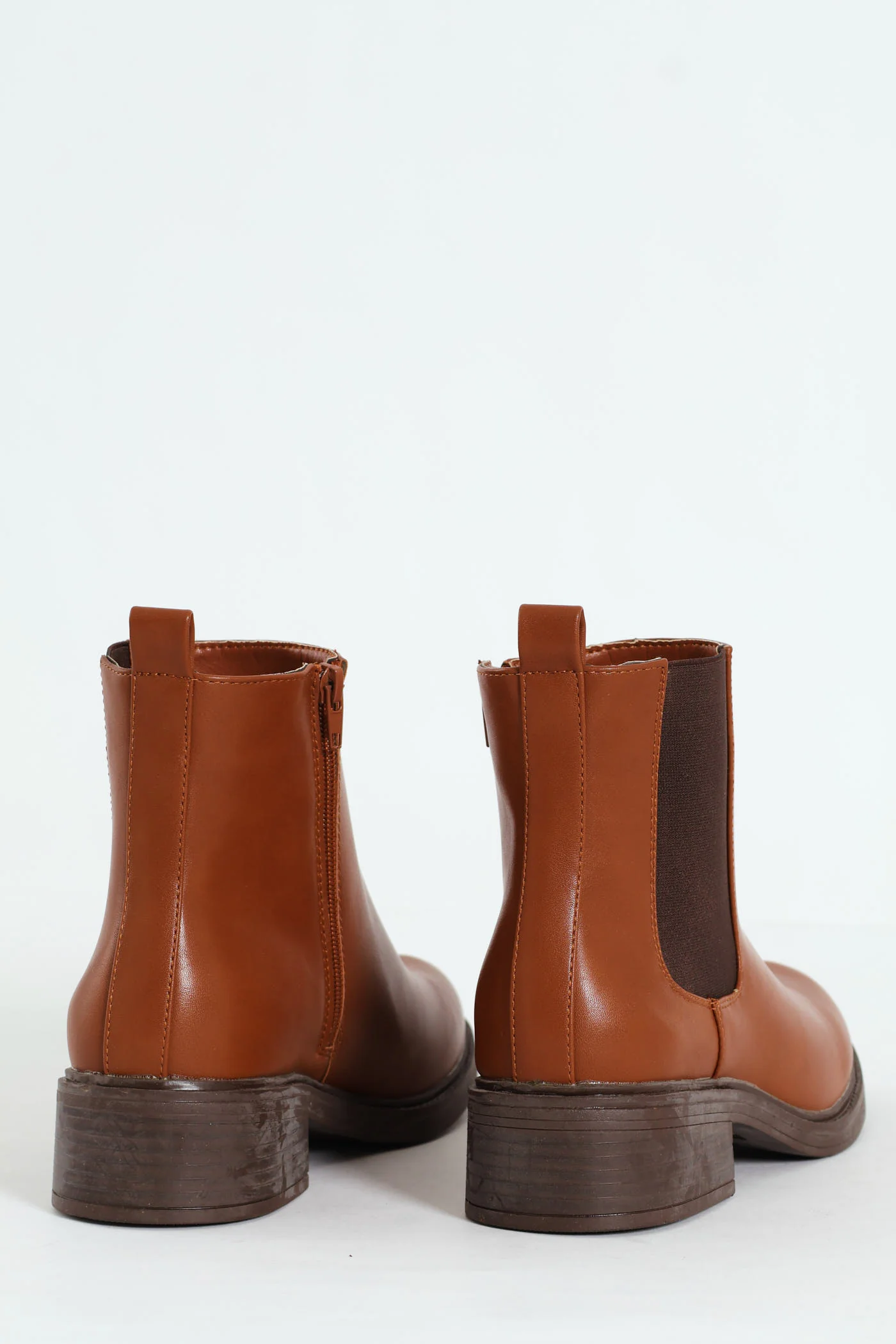 Classy Monotone Chelsea Boot - Tan - Image 9