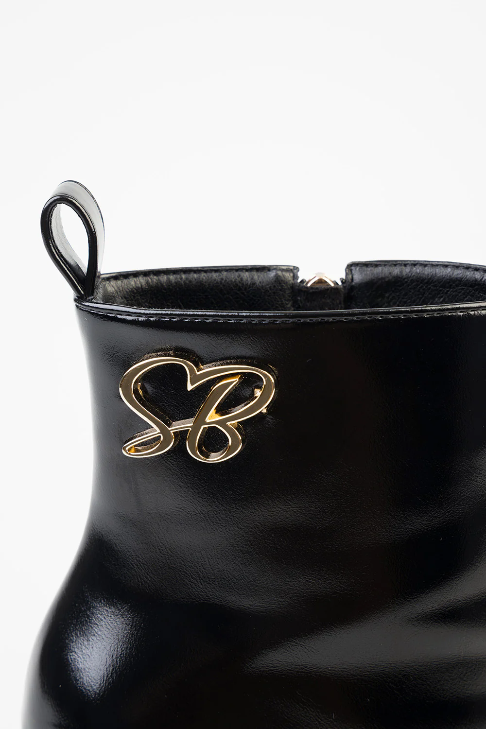Clause Pointed Toe Block Heel Boot - Black - Image 7