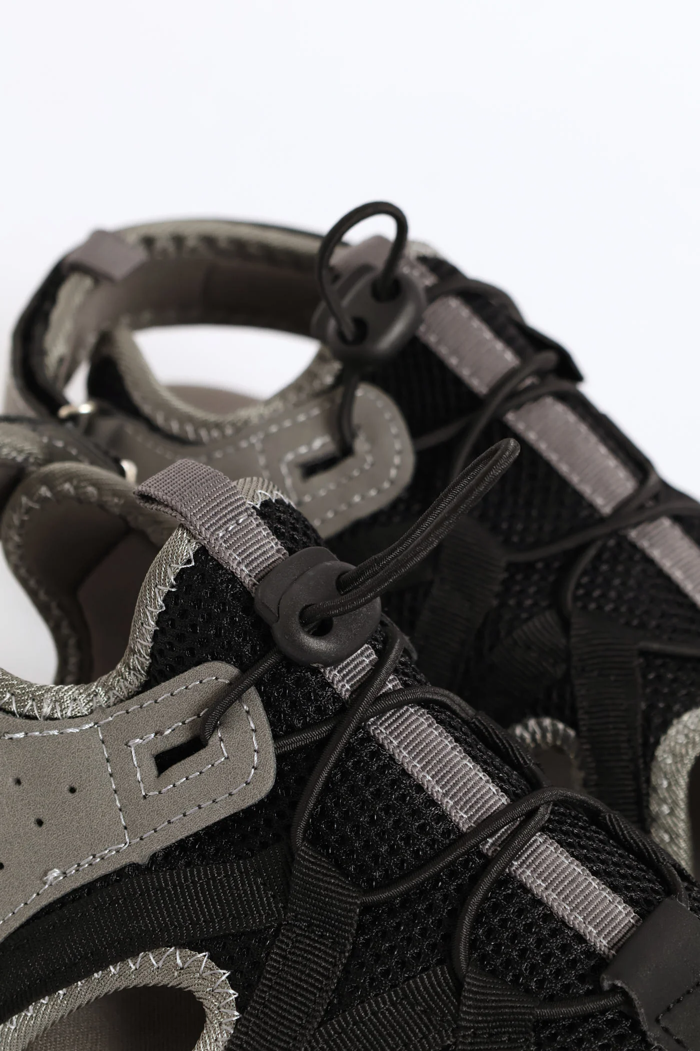Boys Closed Toe Adventure Sandal - Black/Grey - Image 7