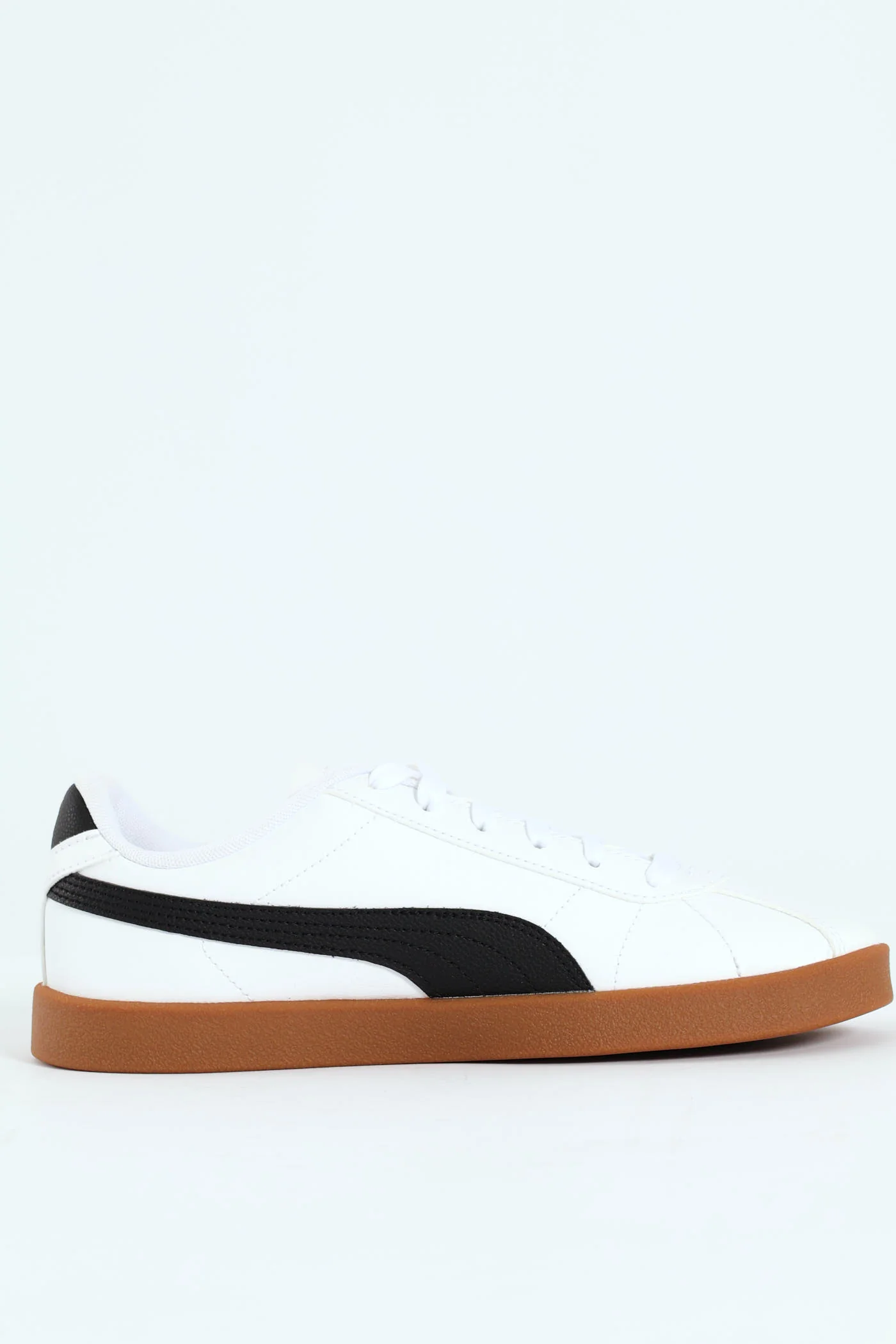 Club II Court Sneaker With Gum Sole - White/Black - Image 3