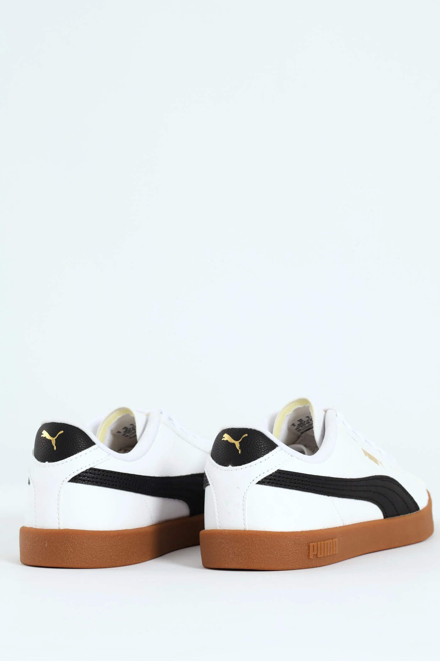 Club II Court Sneaker With Gum Sole - White/Black - Image 5